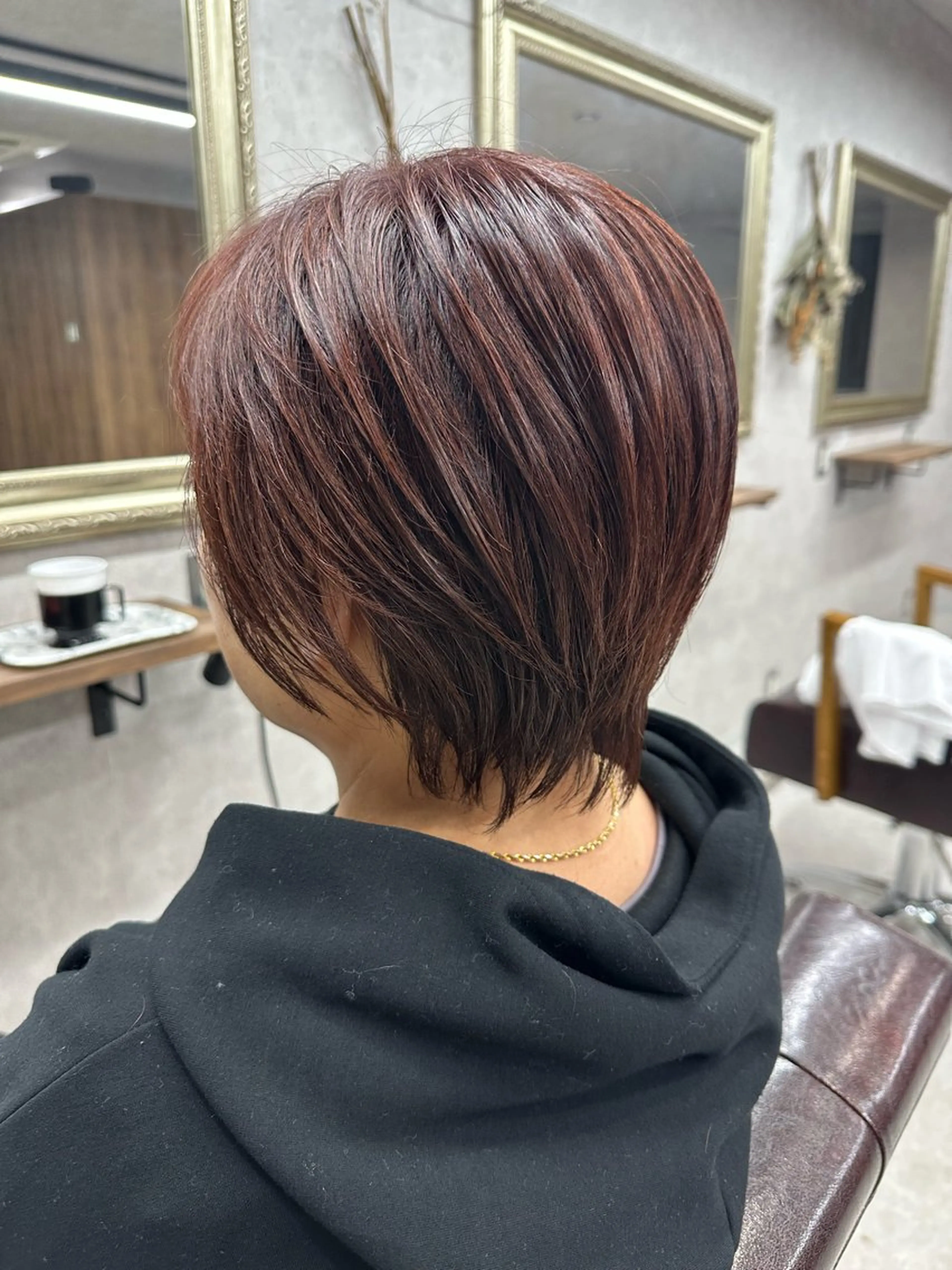 ショート カラー カット ヘアカラー トリートメント Lien 深井店のヘアスタイル