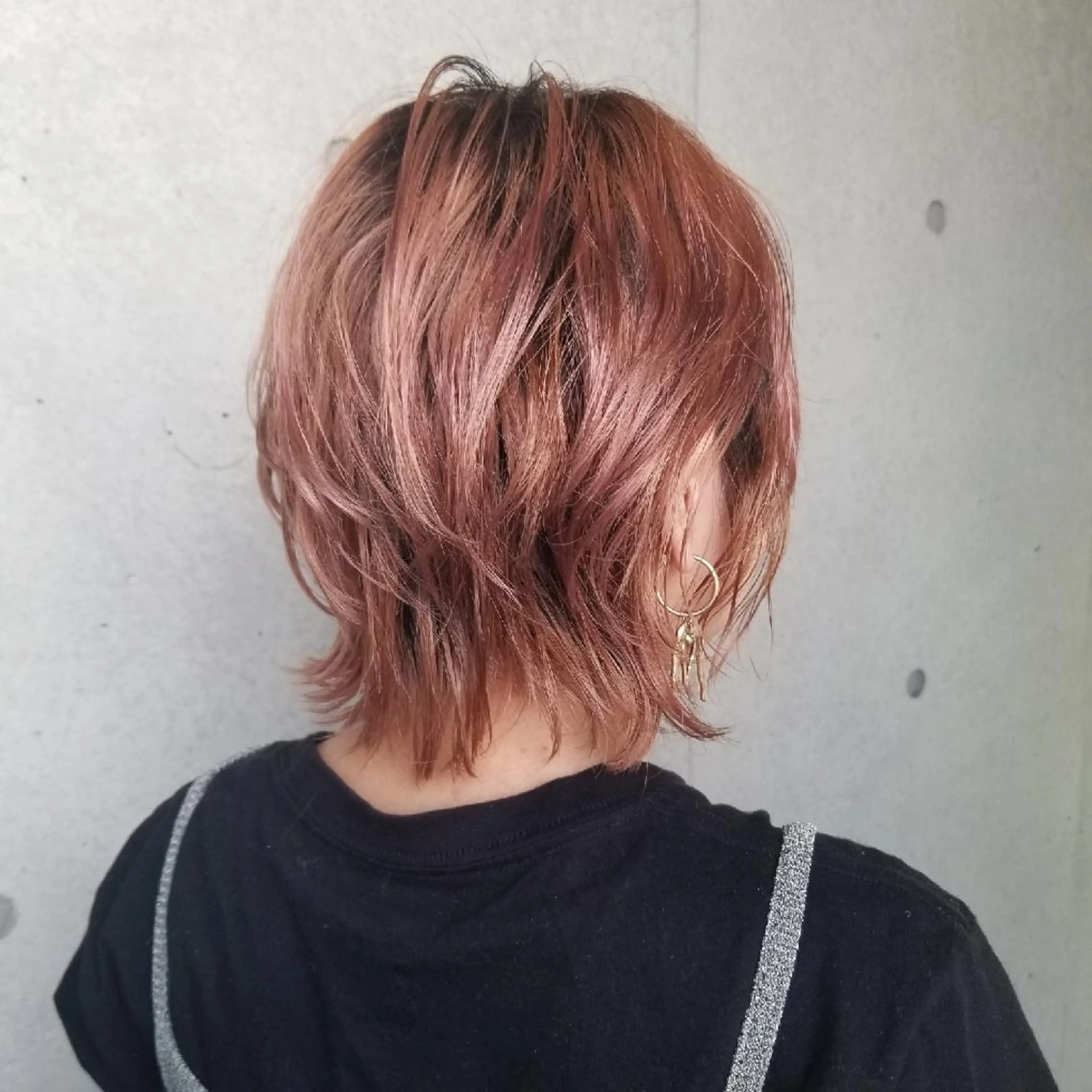 カラー ベージュカラー オレンジ オレンジベージュ 堀田 結香のヘアスタイル