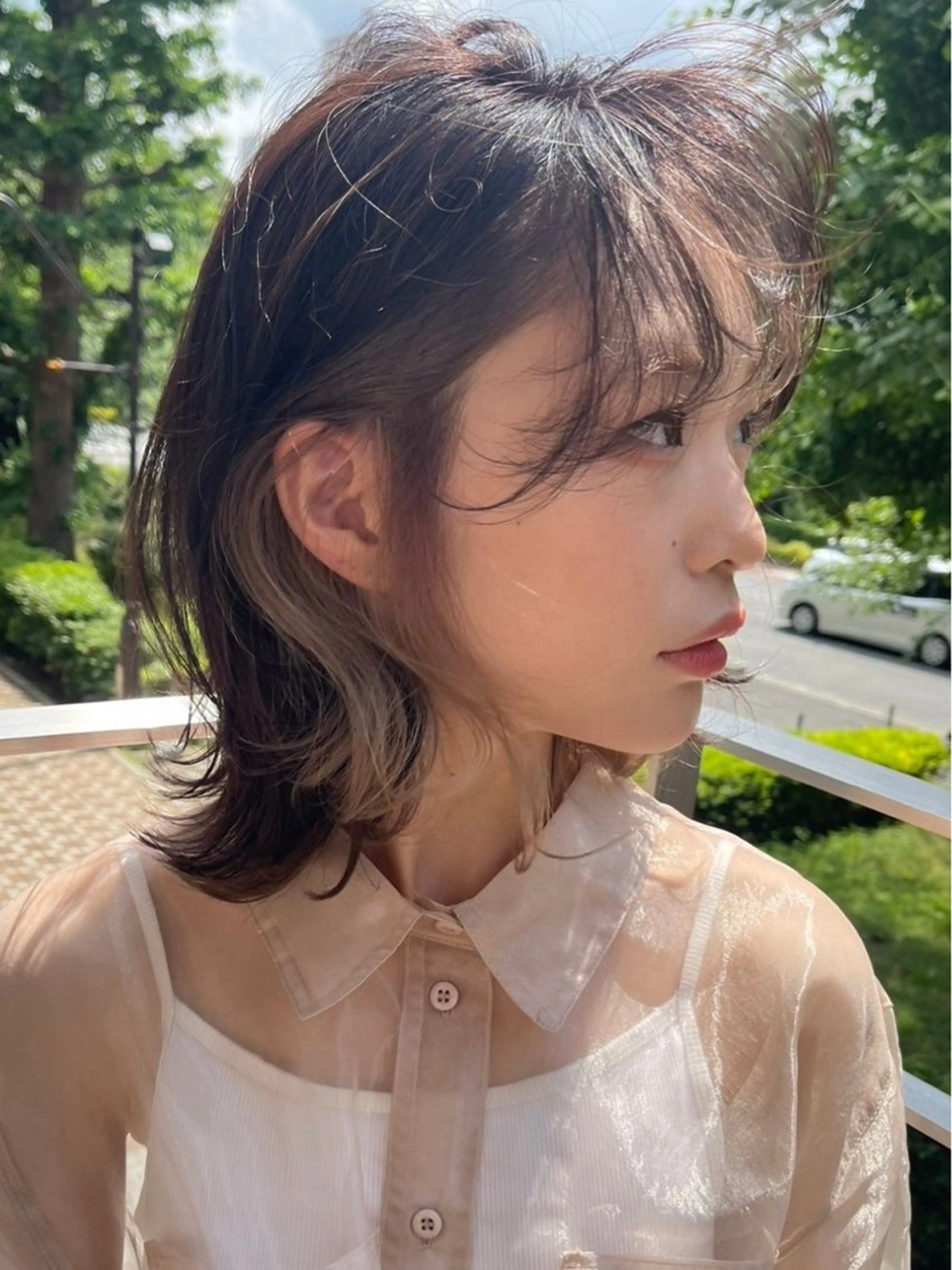 ✨カット+ニュアンスパーマ✨センターパート、ショートカットでふんわり感、ボリューム、毛先にワンカール欲しい方に🙋‍♂️の写真