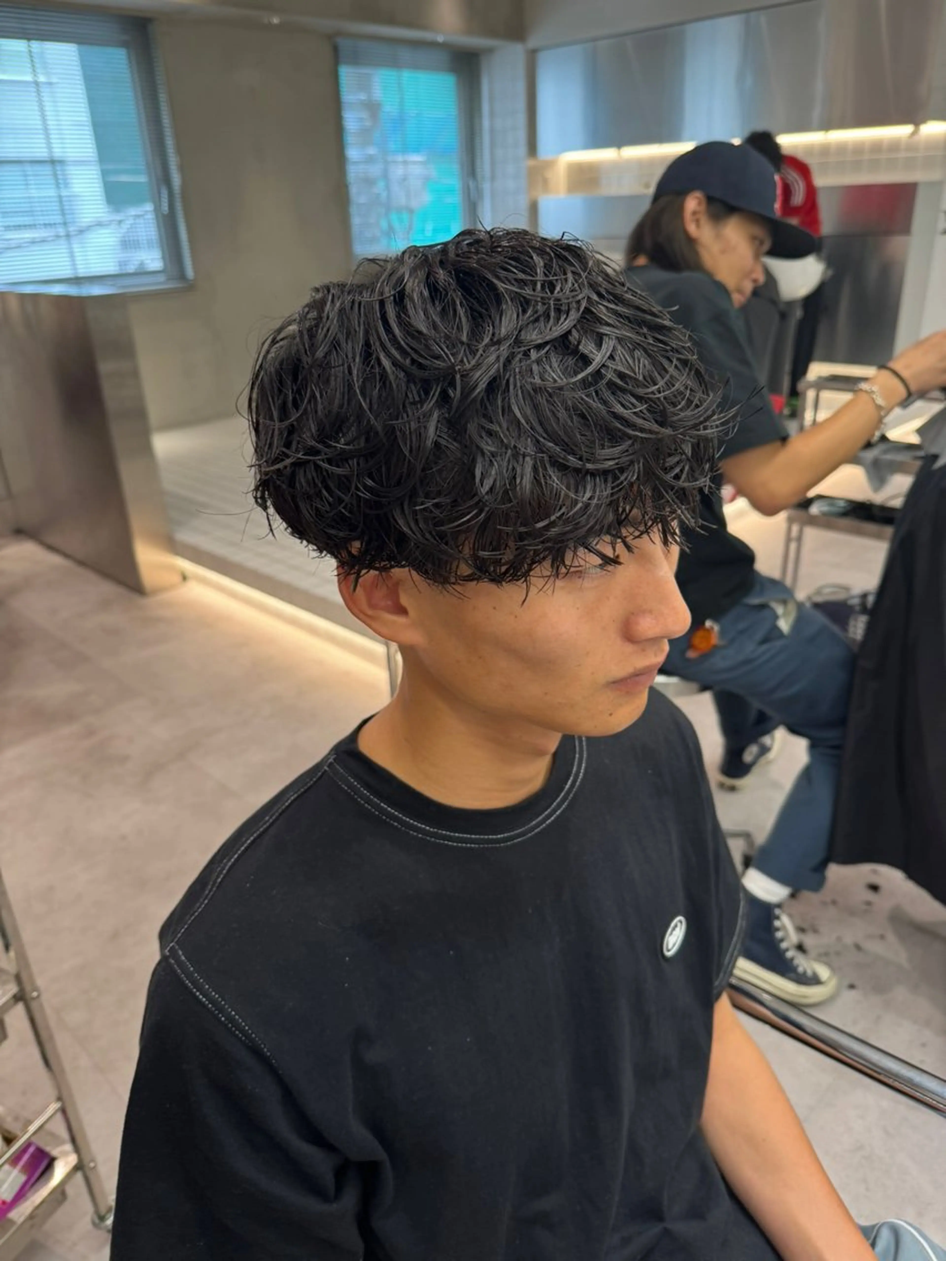 パーマ メンズ メンズパーマ メンズサロンU所属・ブリーチ/パーマ特化 片平和寿のヘアスタイル
