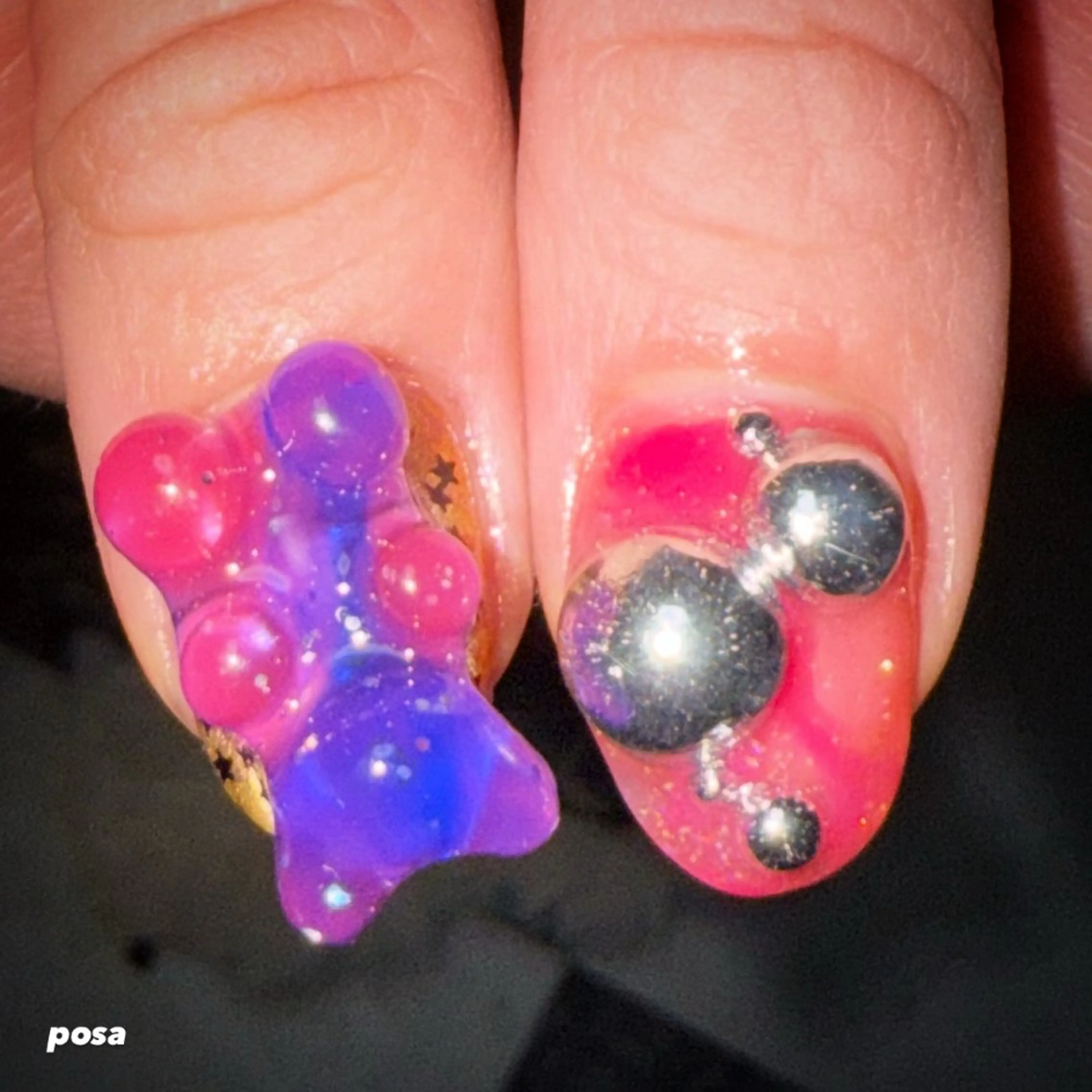 ネイル シンプルネイル ハンドネイル posa nail モエミのネイルデザイン