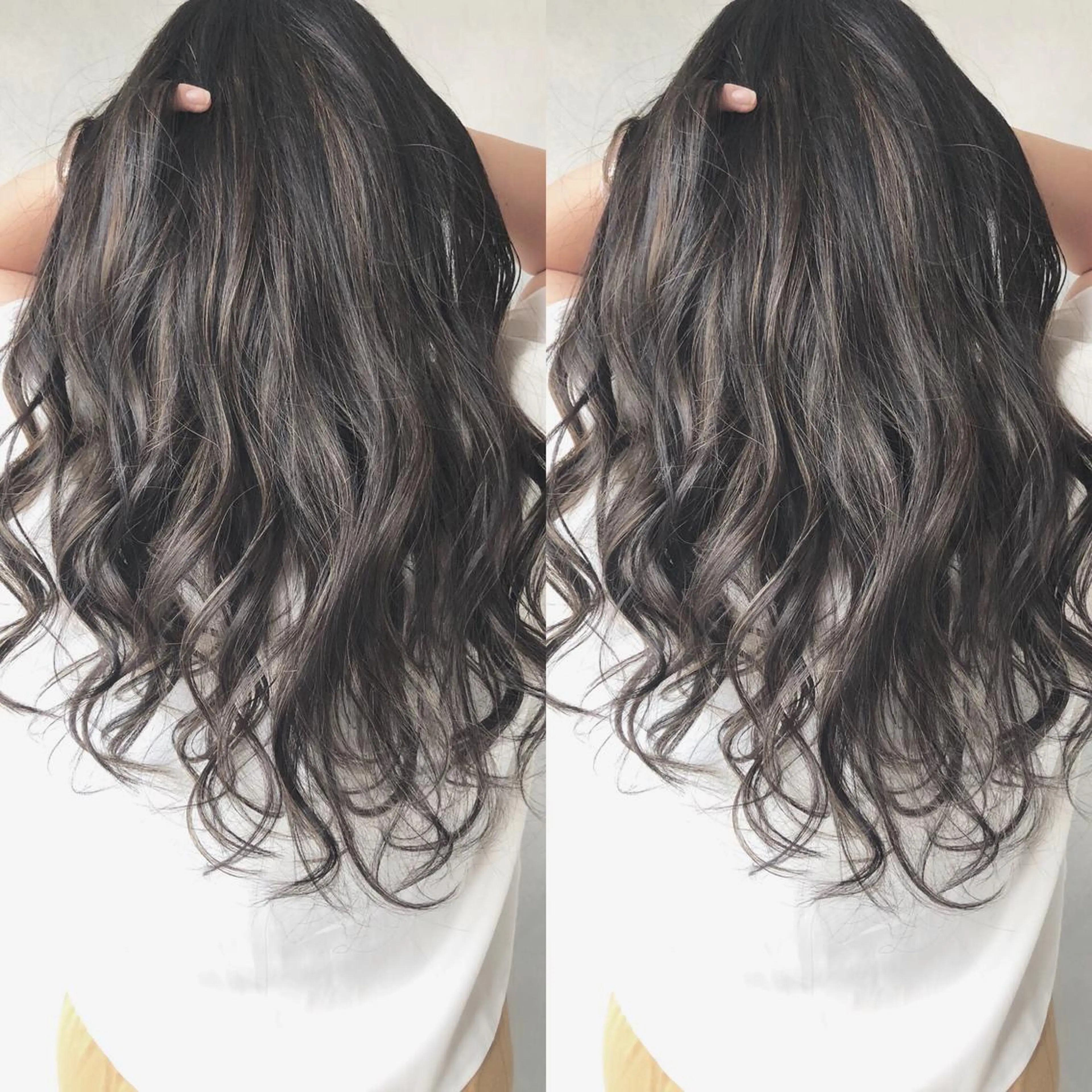 ロング 外国人風カラー ハイライト ヘアカラー トリートメント 小澤大輔 YOLO hairのヘアスタイル