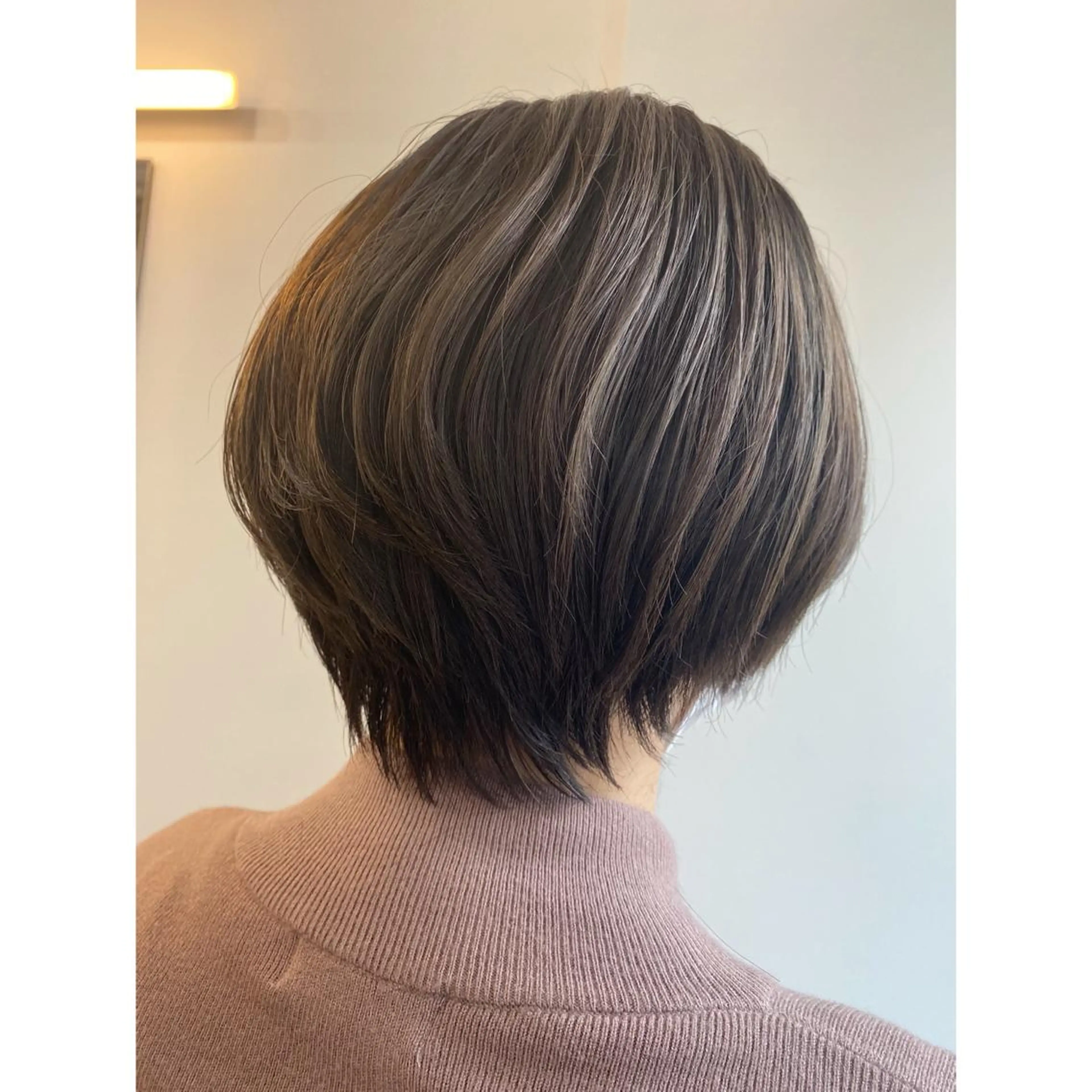 ショート ショートボブ アッシュ ボブ ショートヘア ボブ/ぱつっとボブ/ 谷口 海星のヘアスタイル