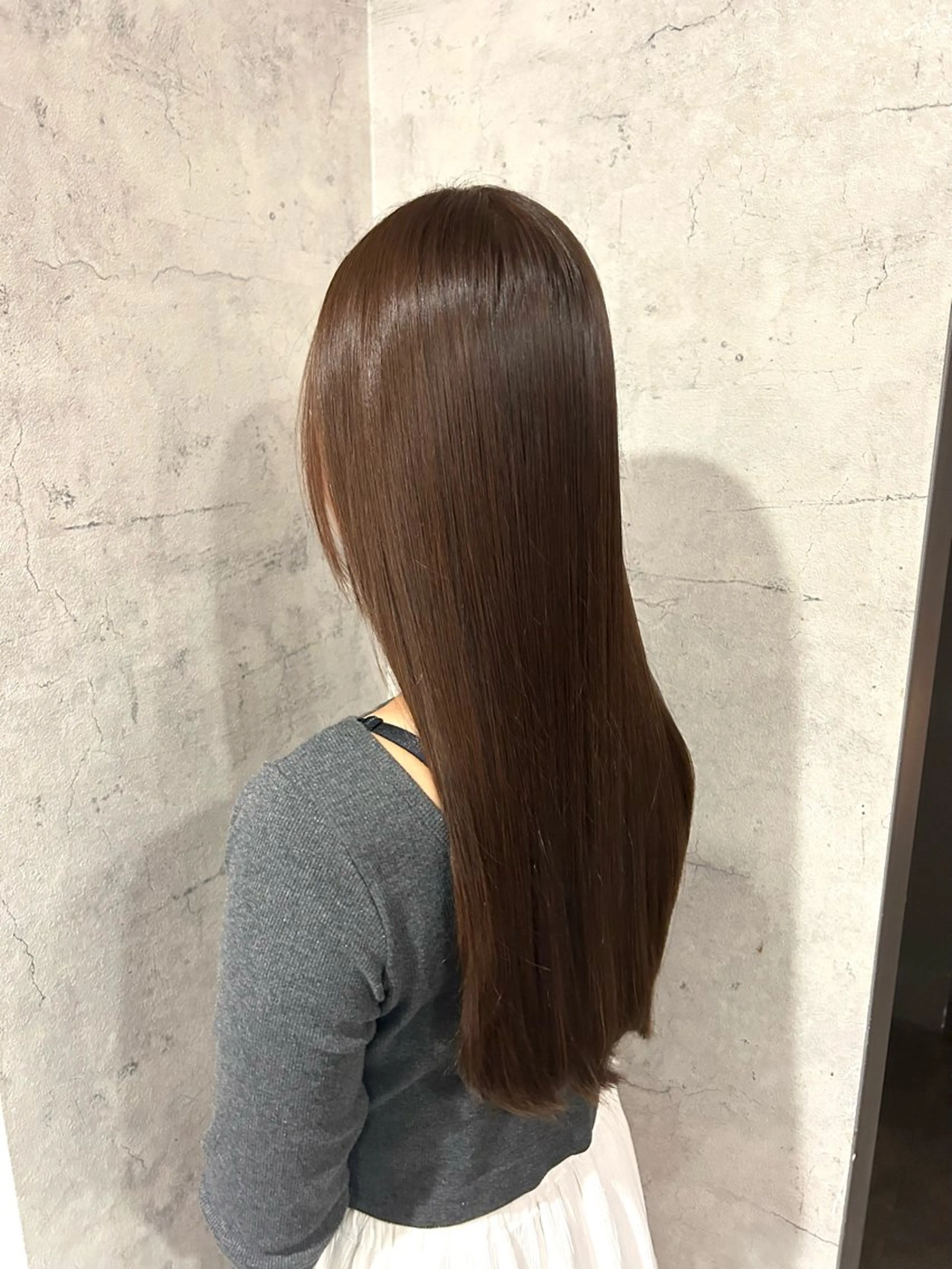 セミロング カラー ベージュカラー トリートメント ヘアカラー トリートメント パーソナルカラー 診断🍀マリンのヘアスタイル