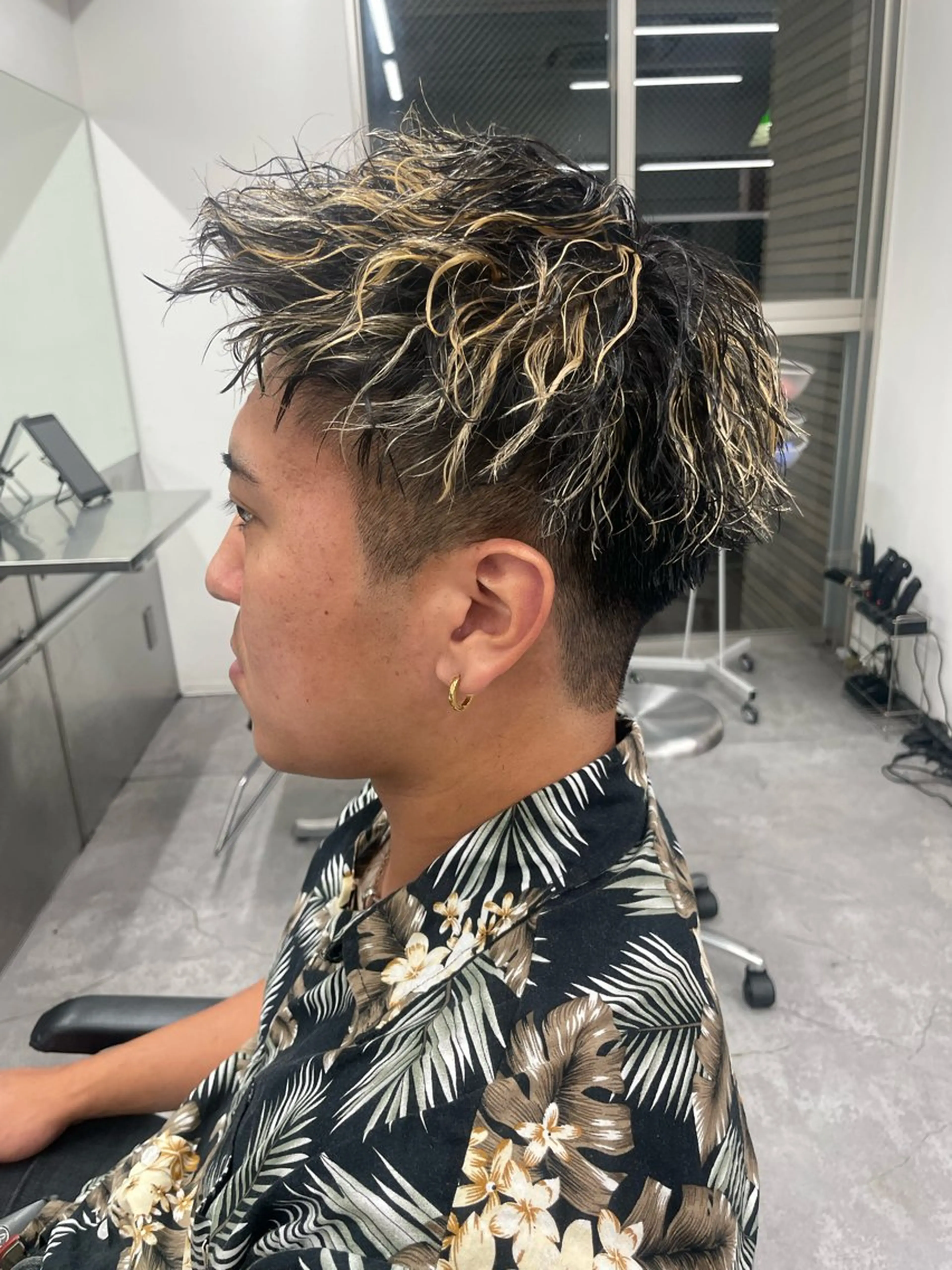 カラー パーマ メンズ カット ヘアカラー パーマ 町田エリアＮｏ．１/ パーマ特化/太田京希のヘアスタイル
