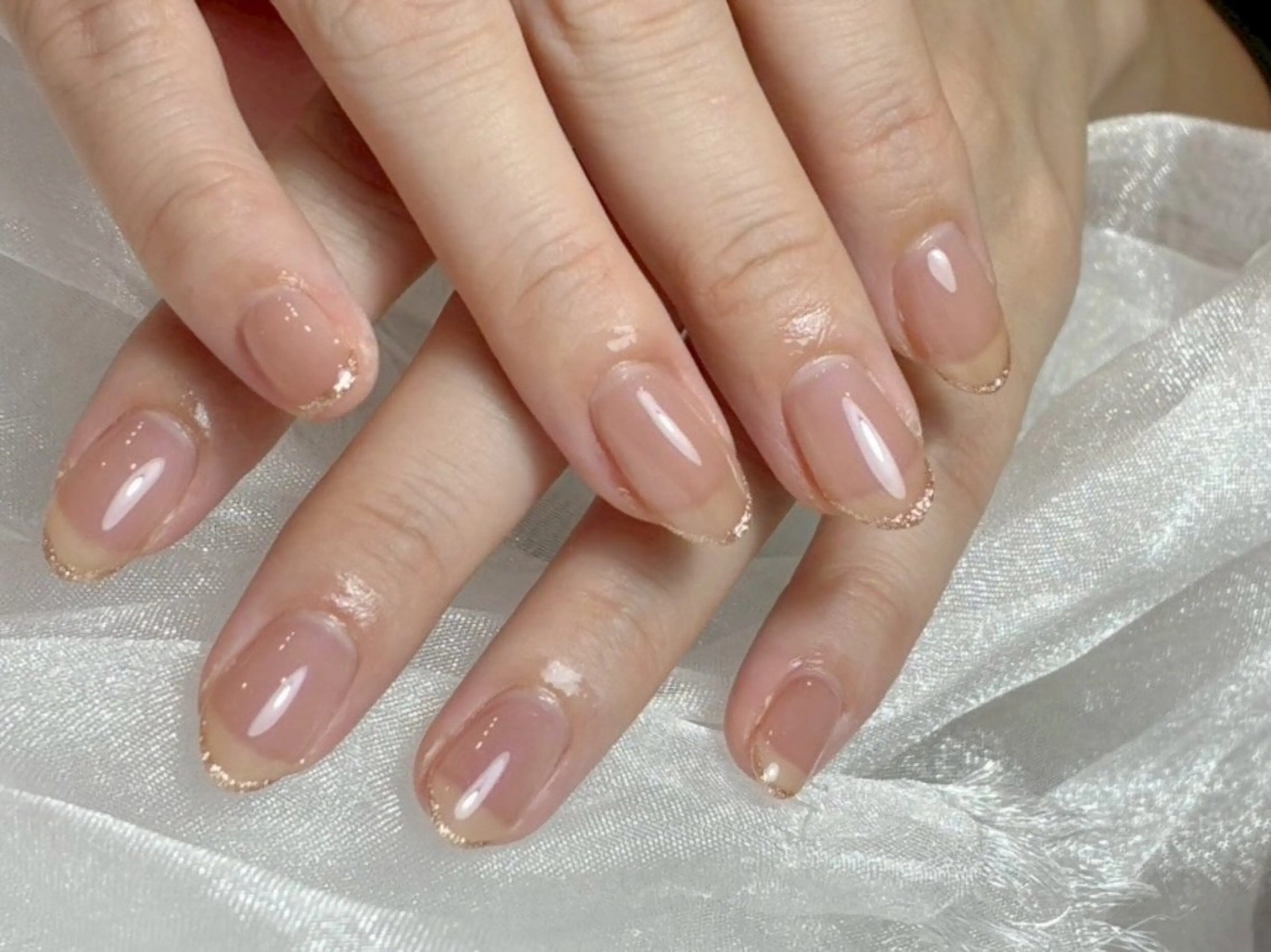 ネイル フレンチネイル ハンドネイル Mia nail 【⠀ミアネイル 】のネイルデザイン