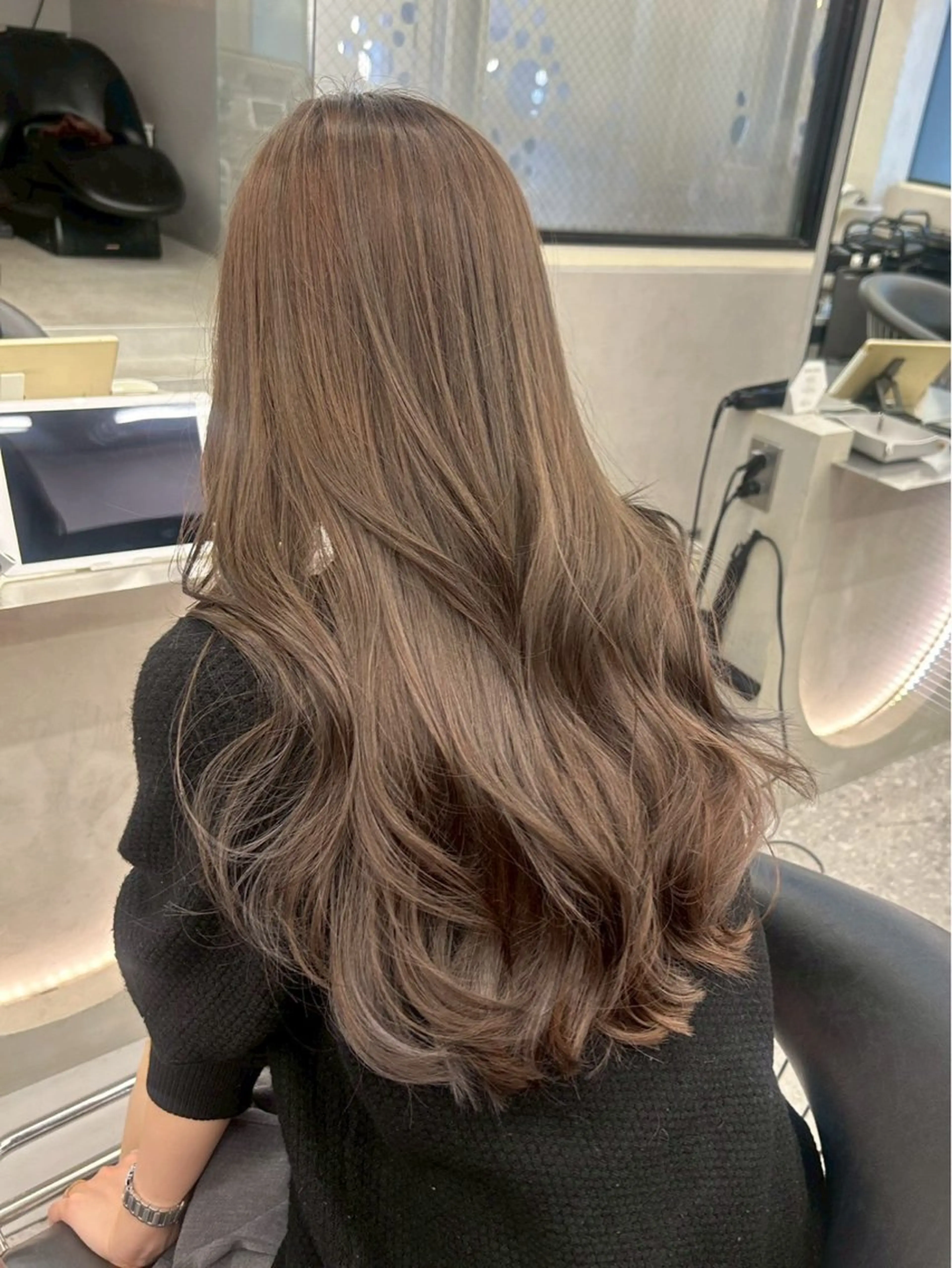 ロング カラー 🎀大川 錬🎀 ブリーチなしWカラーのヘアスタイル