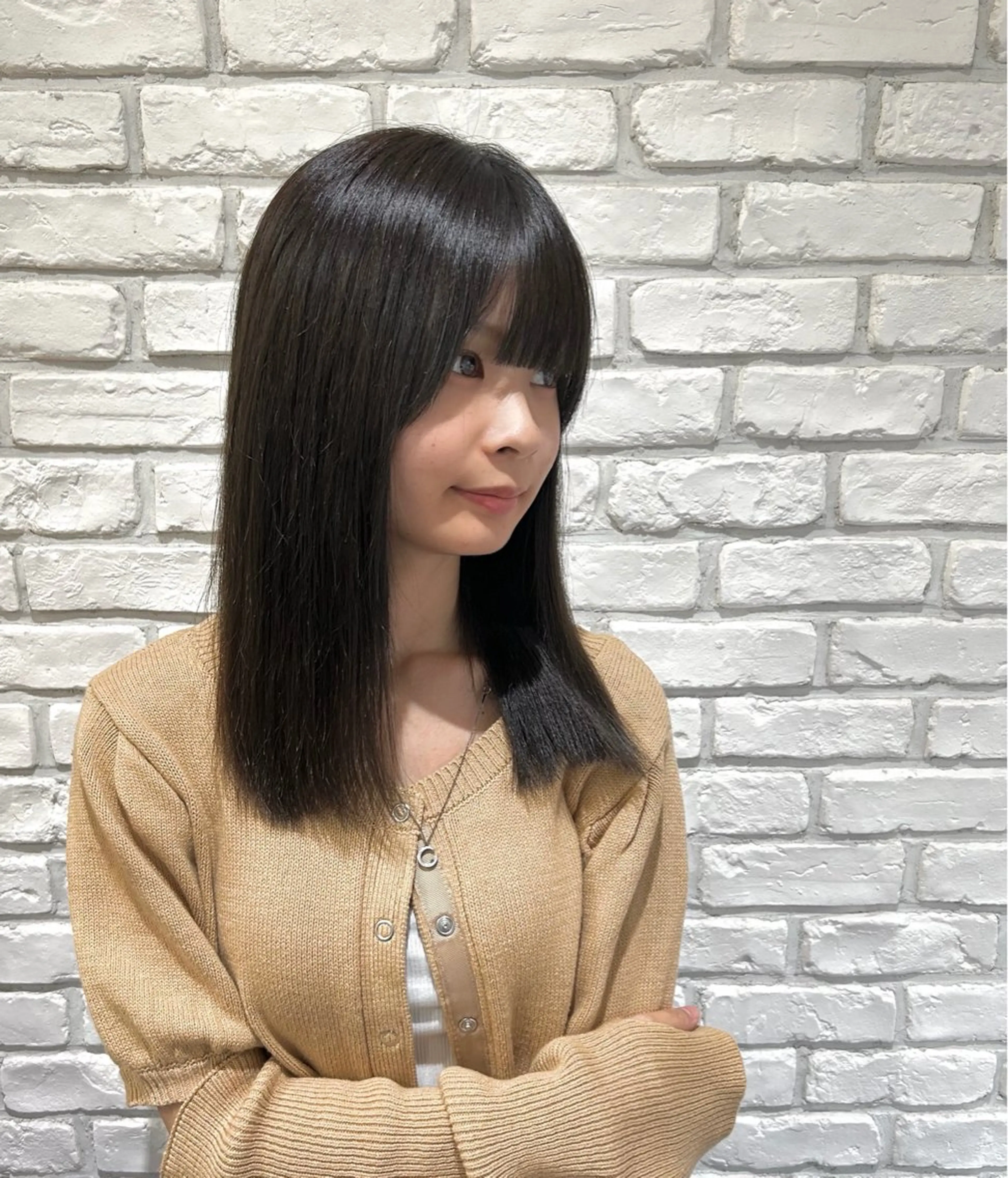 セミロング ヘアカラー トリートメント ︎☀️はるき︎︎☀️ カラーモデル募集中✨のヘアスタイル