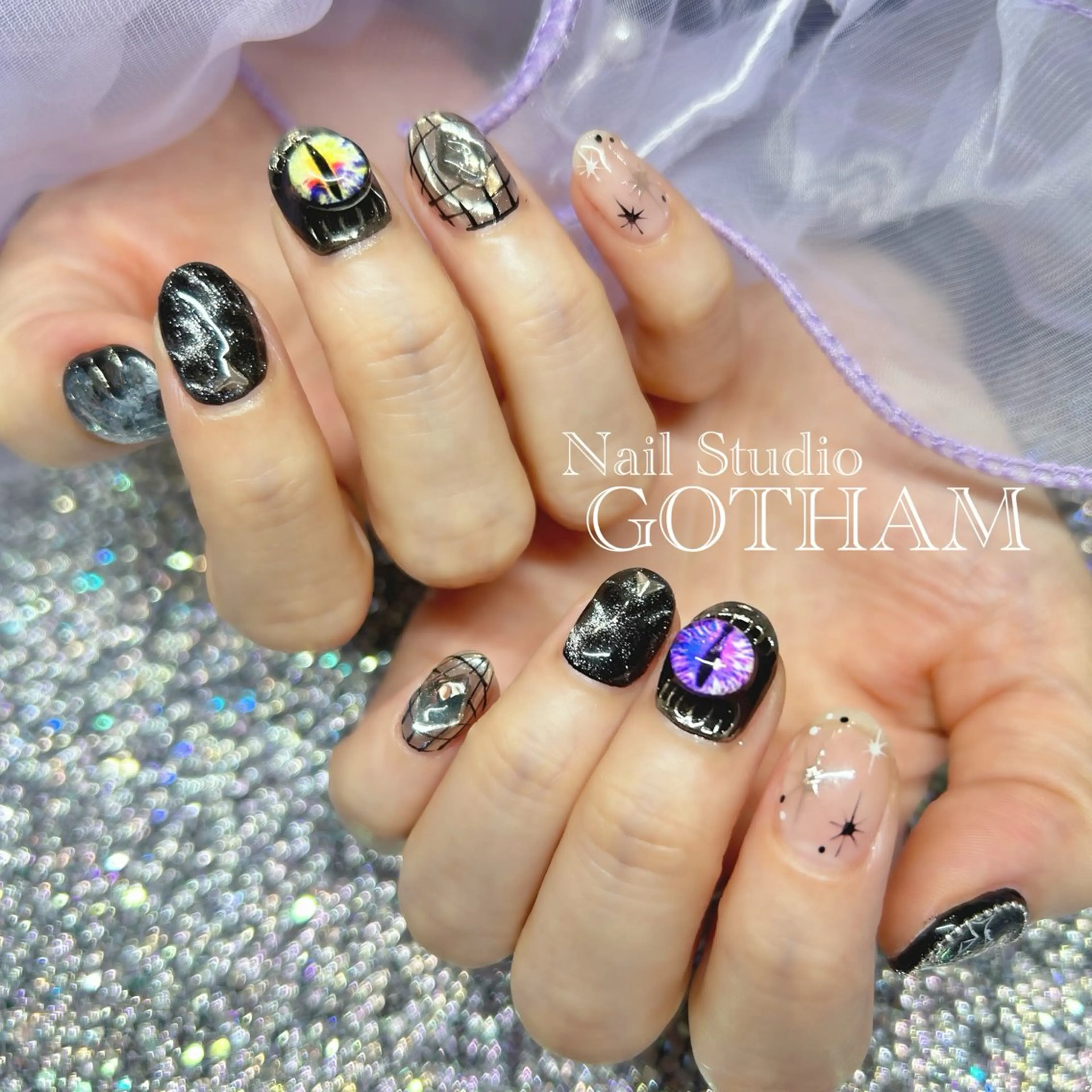 ネイル ハンドネイル Nail Studio GOTHAM所属・高円寺駅からすぐ🌈 ネイルGOTHAMのネイルデザイン