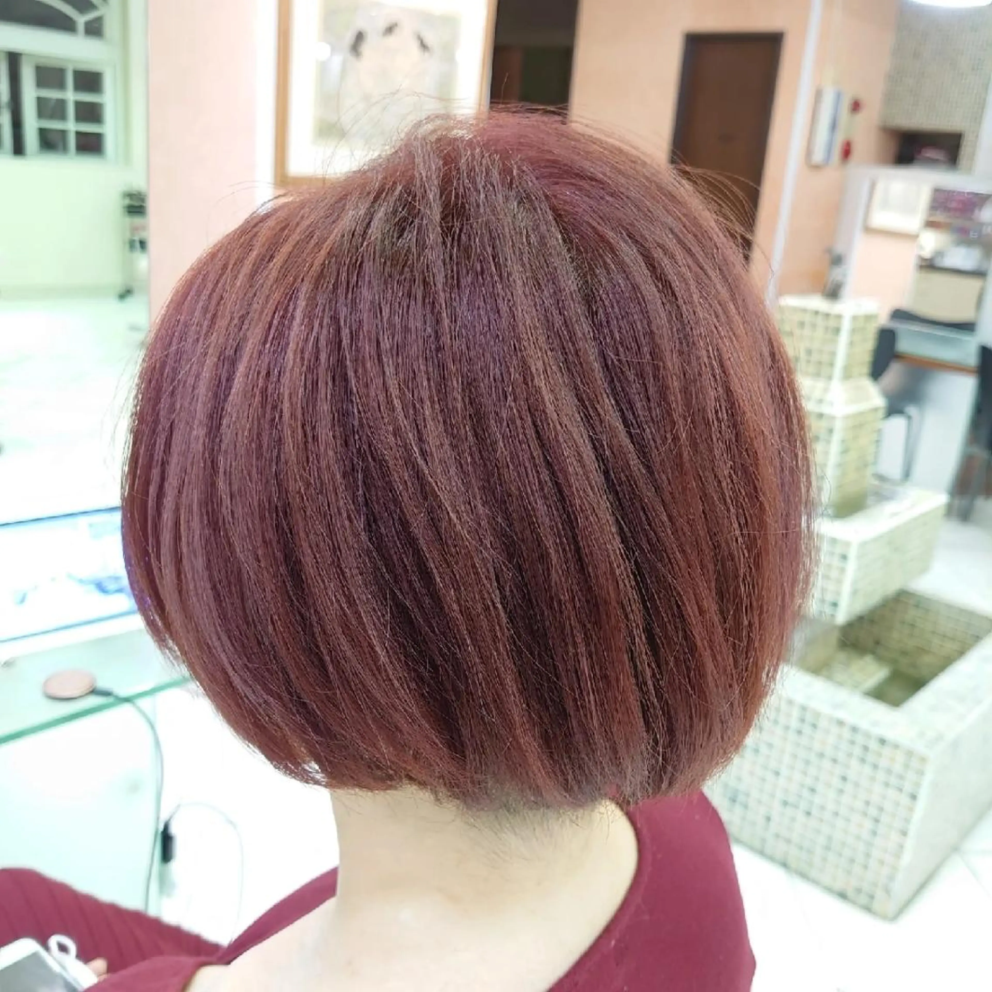ショート カラー グラデーションカラー ボブ 大卒美容師  一ノ瀬 凌のヘアスタイル
