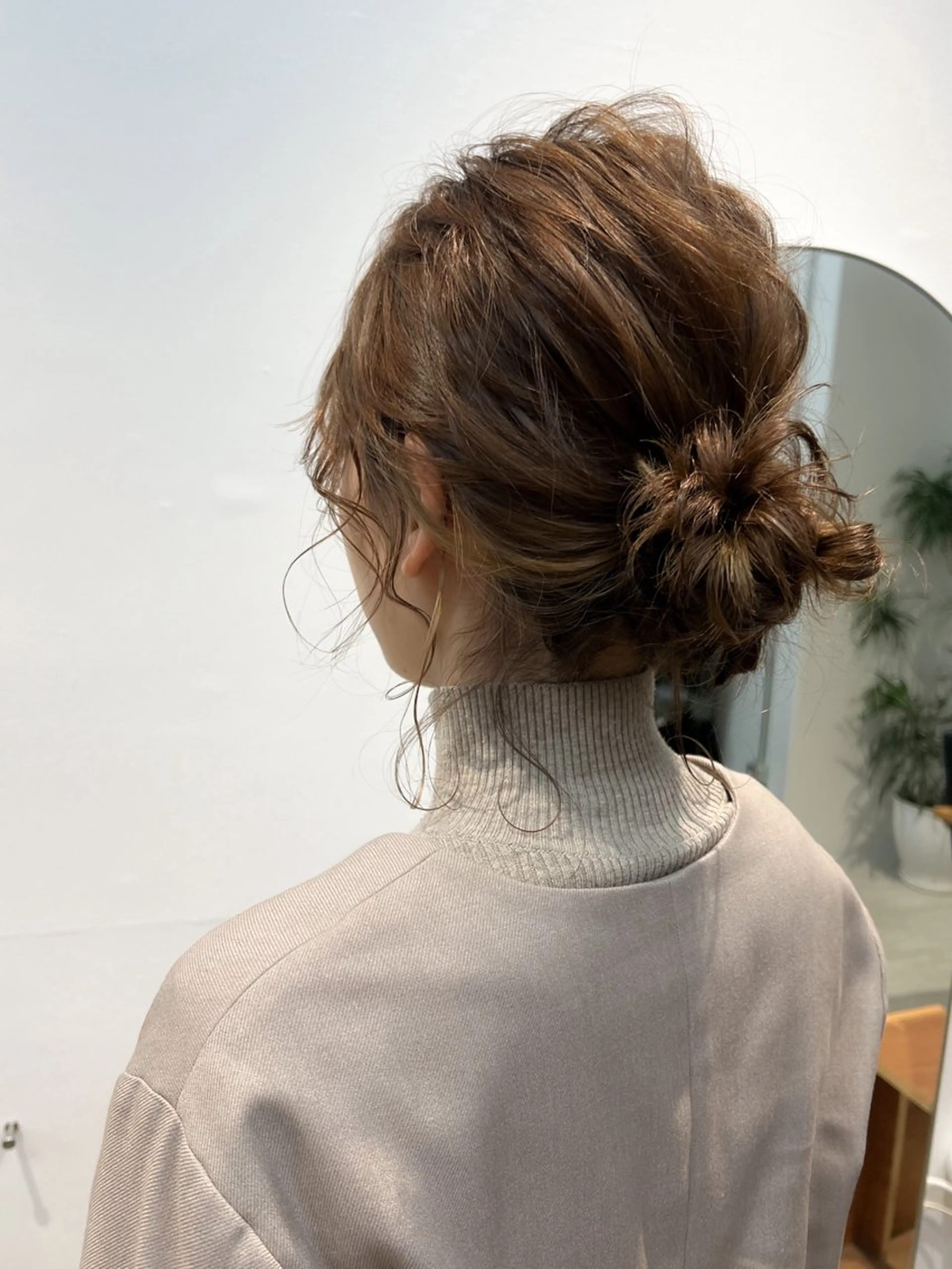 ショート ヘアアレンジ ヘアセット le'a所属・谷町/Le'a /竹原詩緒奈のヘアスタイル