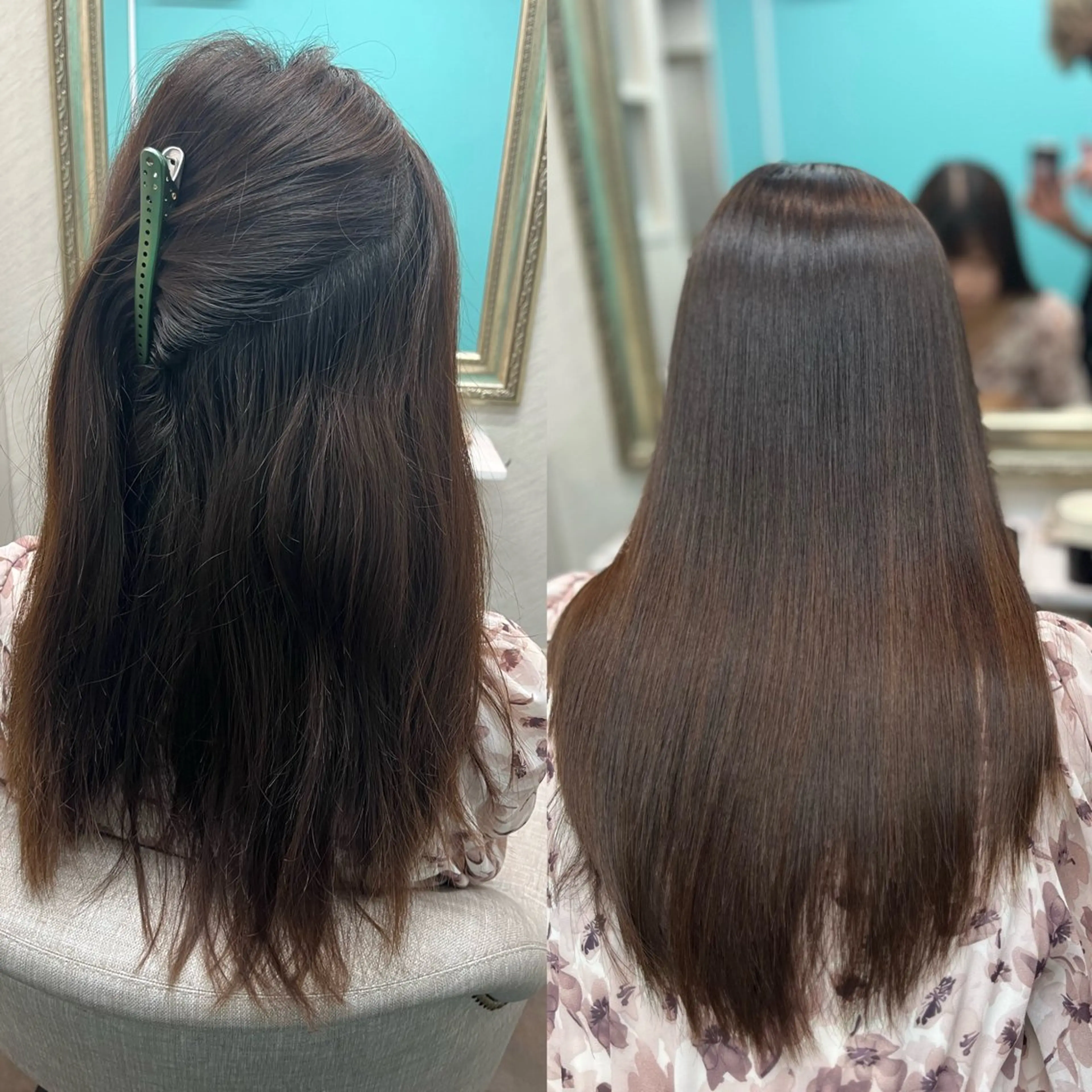 ロング 縮毛矯正 Haru 新宿【ハル】所属・⚜髪質改善東京 エリア1🏅マコト⚜のヘアスタイル