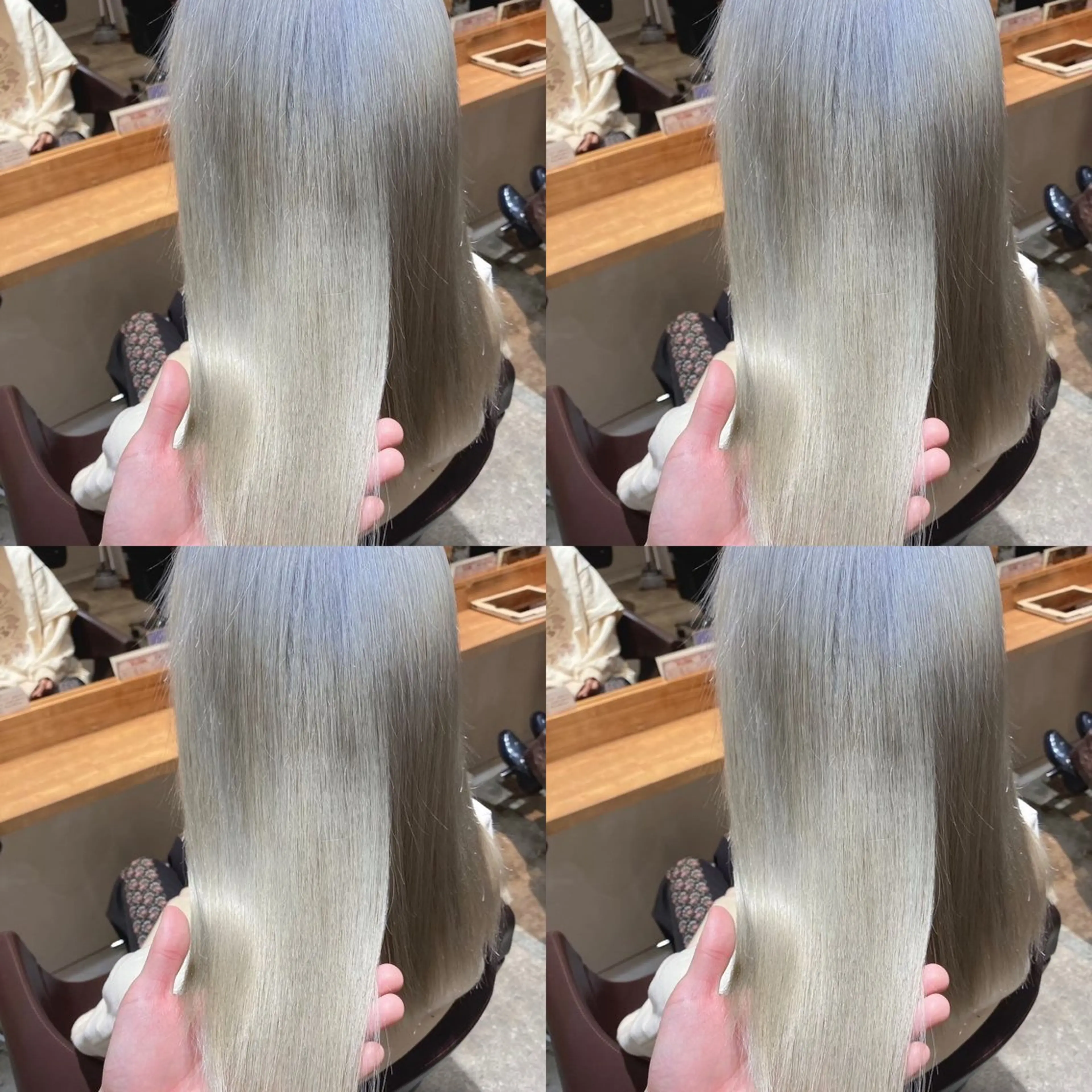 セミロング カラー ヘアアレンジ 💎韓国レイヤー× 髪質改善 ゆうま💎のヘアスタイル