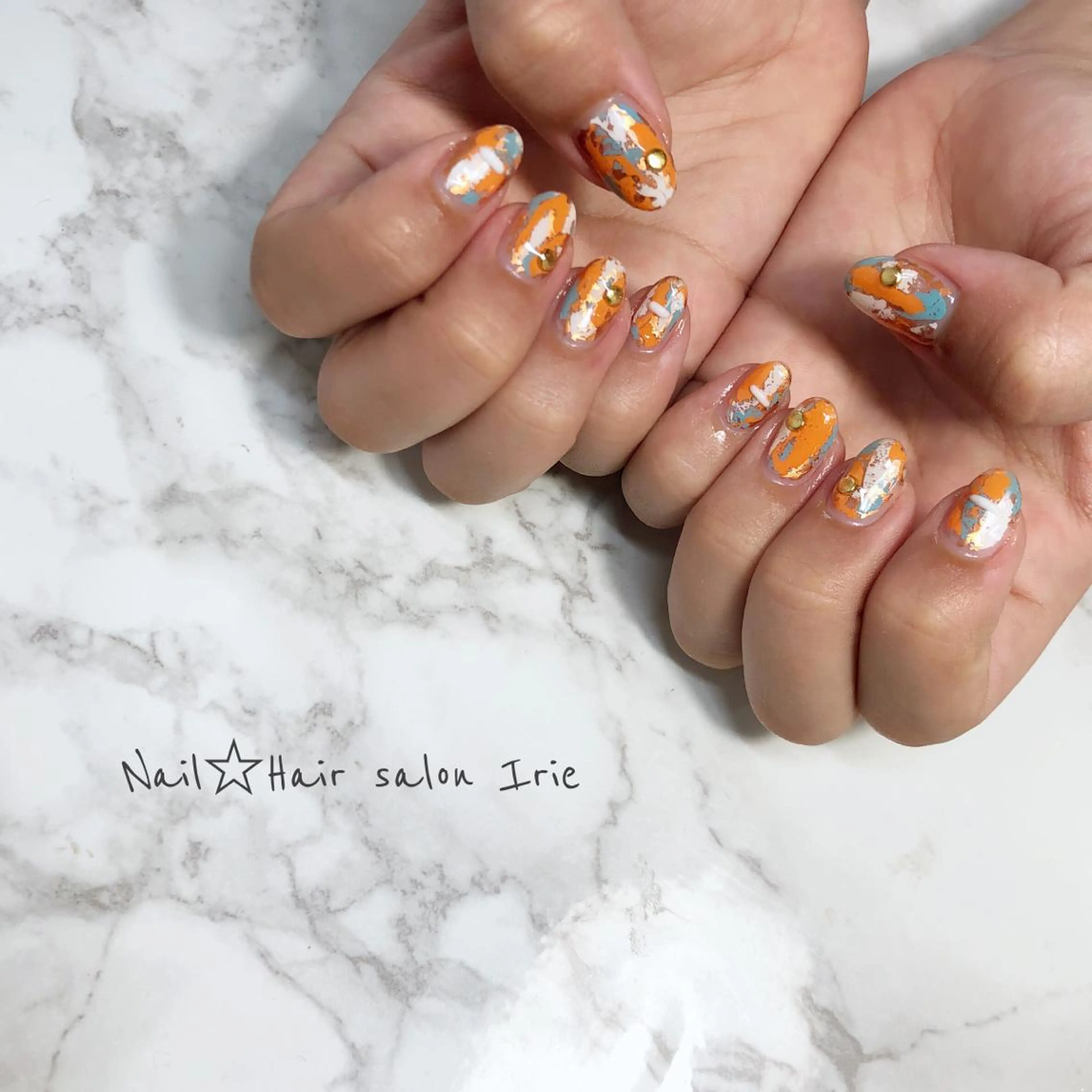 ネイル ハンドネイル Hair salon Irie所属・與儀 知佳のネイルデザイン