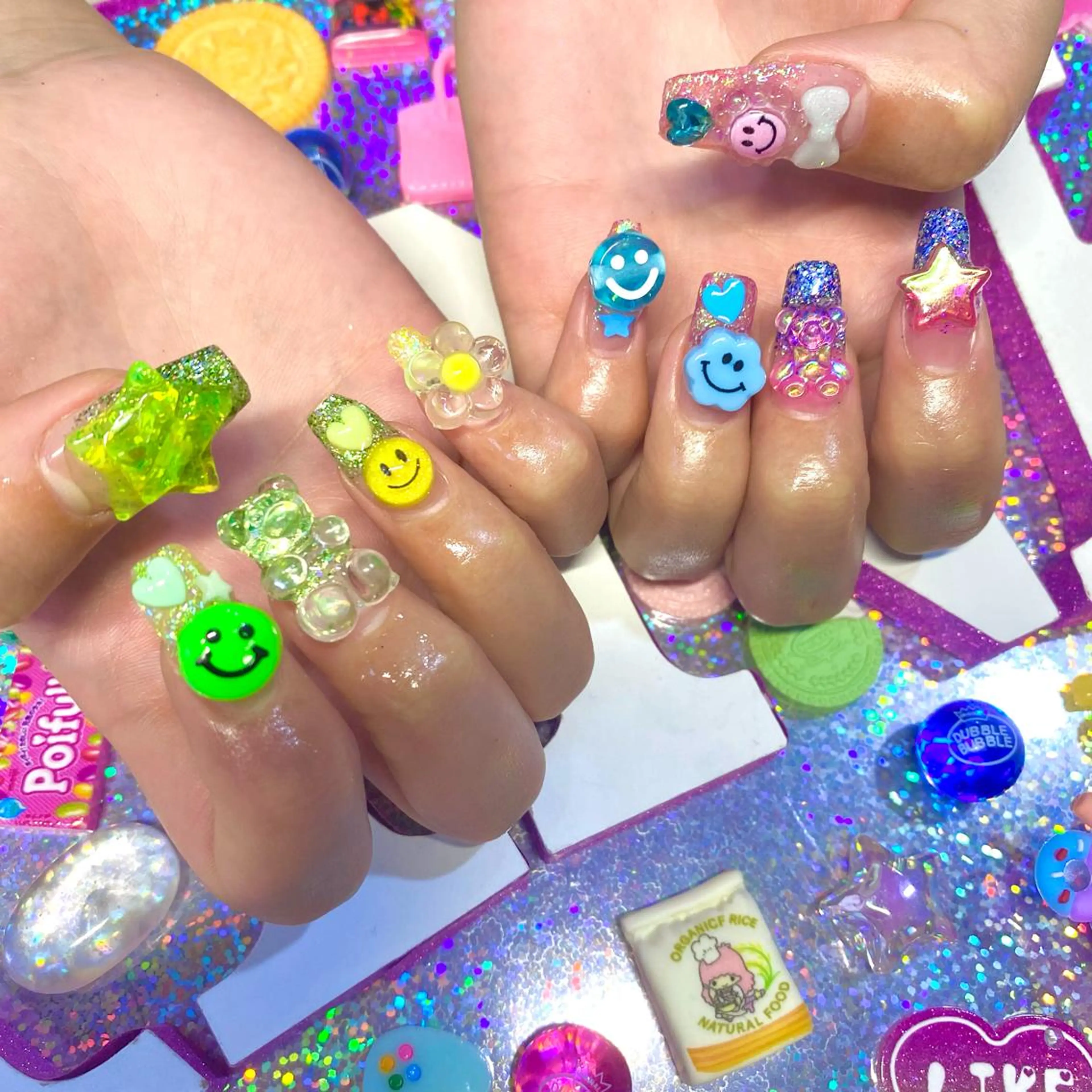 ネイル アートネイル クリアネイル ジェルネイル ニュアンスネイル オフィスネイル 8appy YUKITIN.Bのネイルデザイン