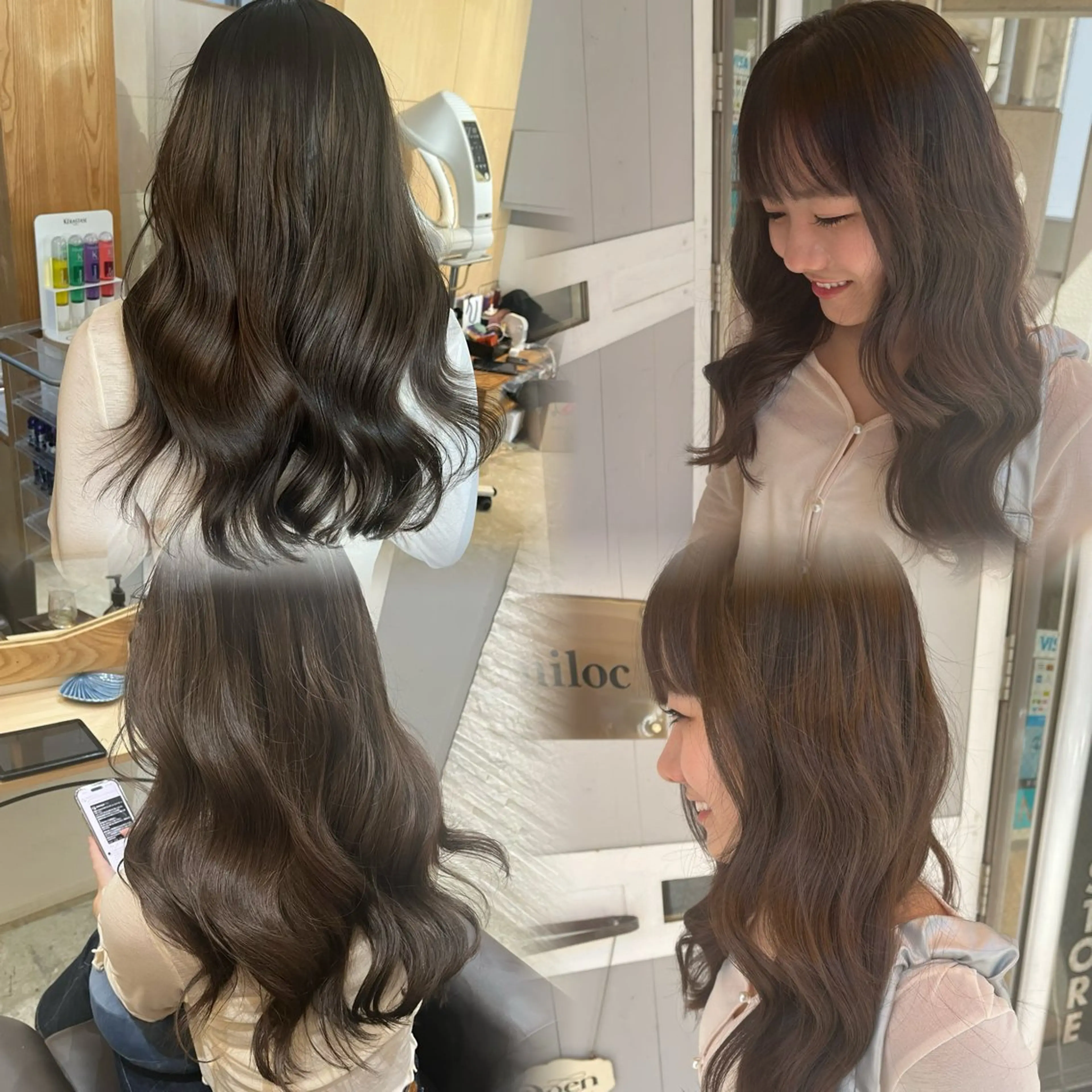 ロング ILObymiloc ナナカのヘアスタイル