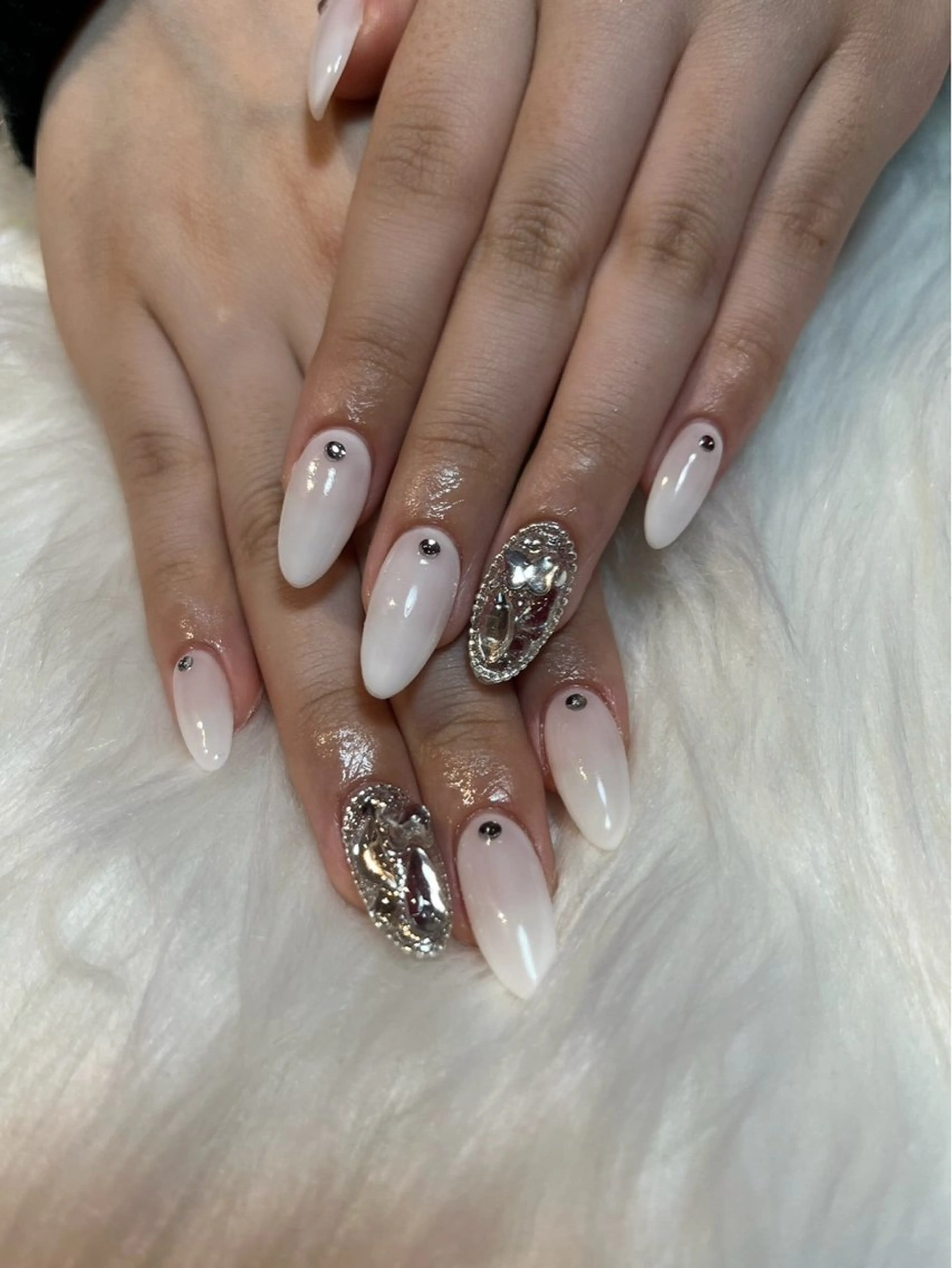 【自店・他店ハードオフ無料💅】ジェルチップ＋2本埋め尽くし⟡.·の写真