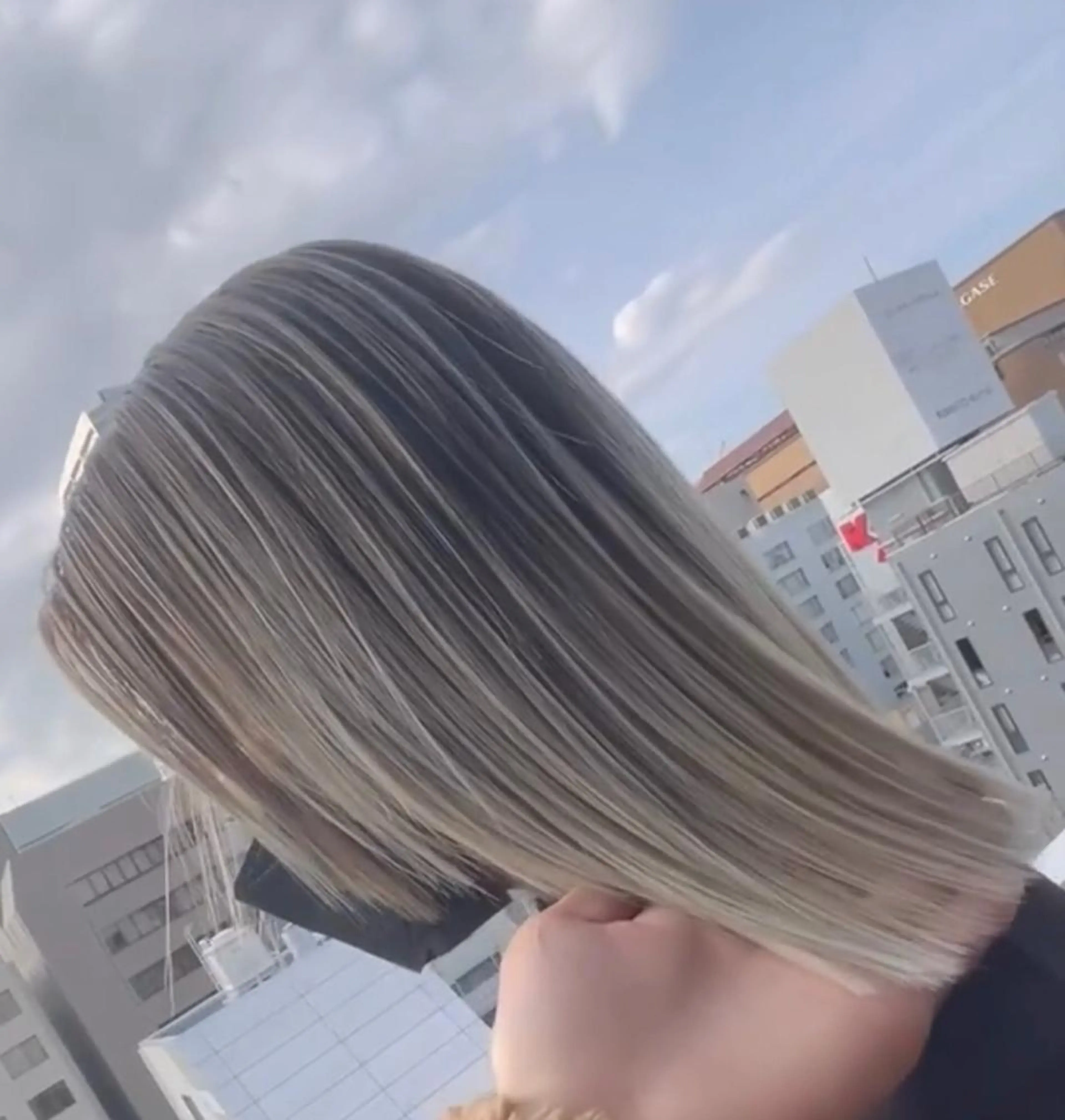 セミロング カラー プライベートサロン LyoN/RYOTAのヘアスタイル