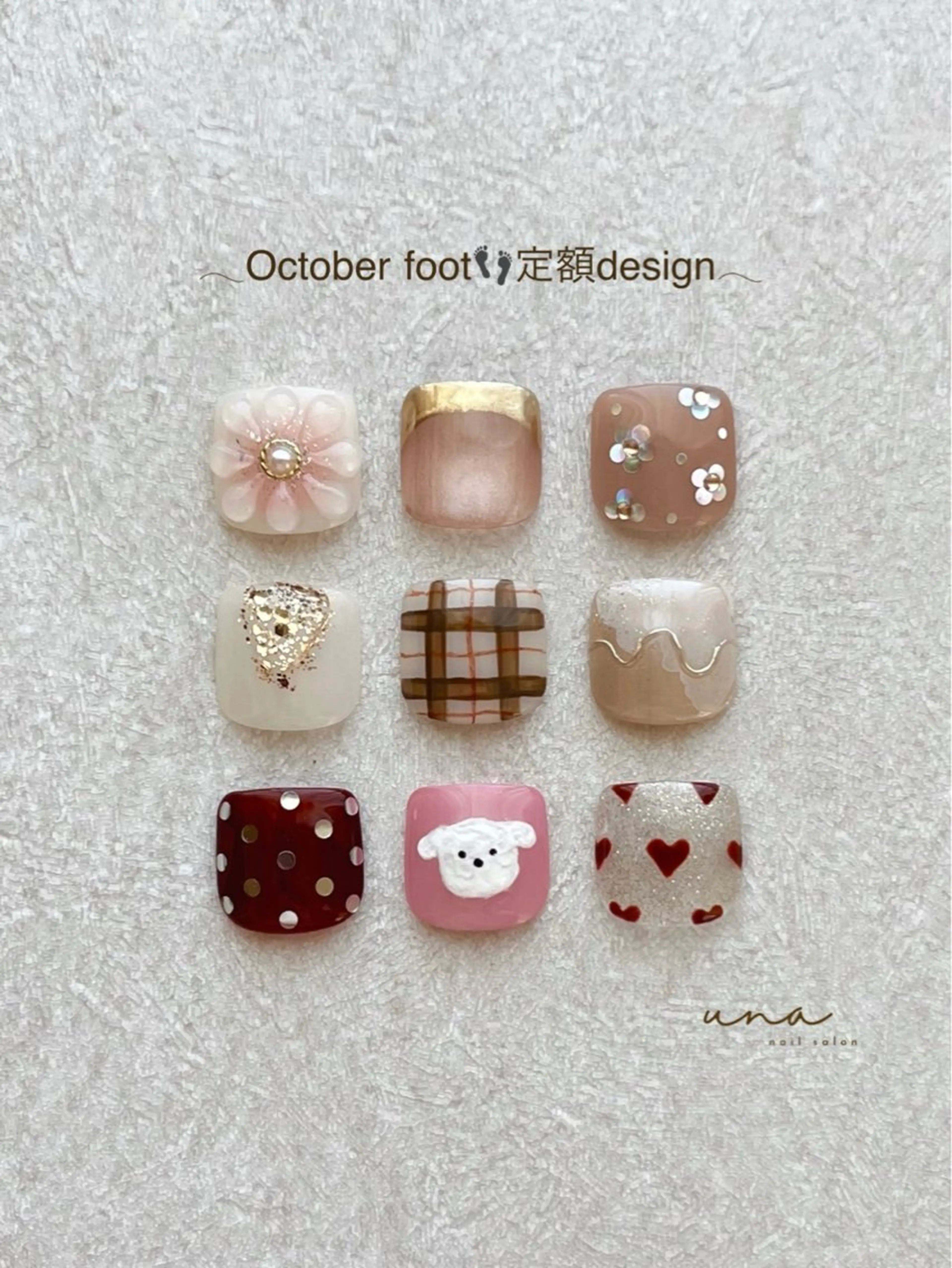 foot👣open価格🫧定額design ~𓈒𓏸 （オフ.ケア込）の写真