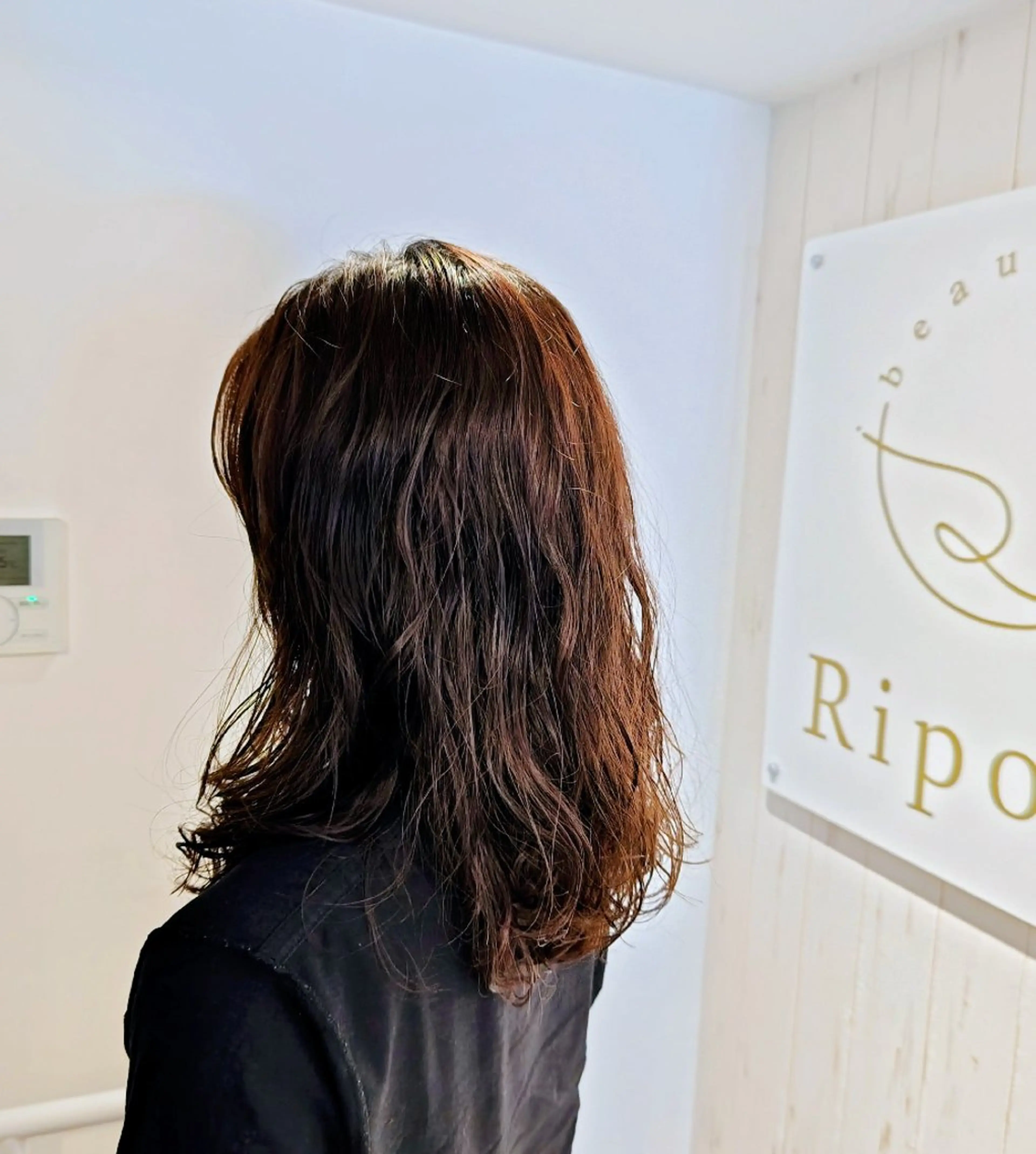 パーマ セミロング 日吉Riposo. 代表 石橋🌿のヘアスタイル