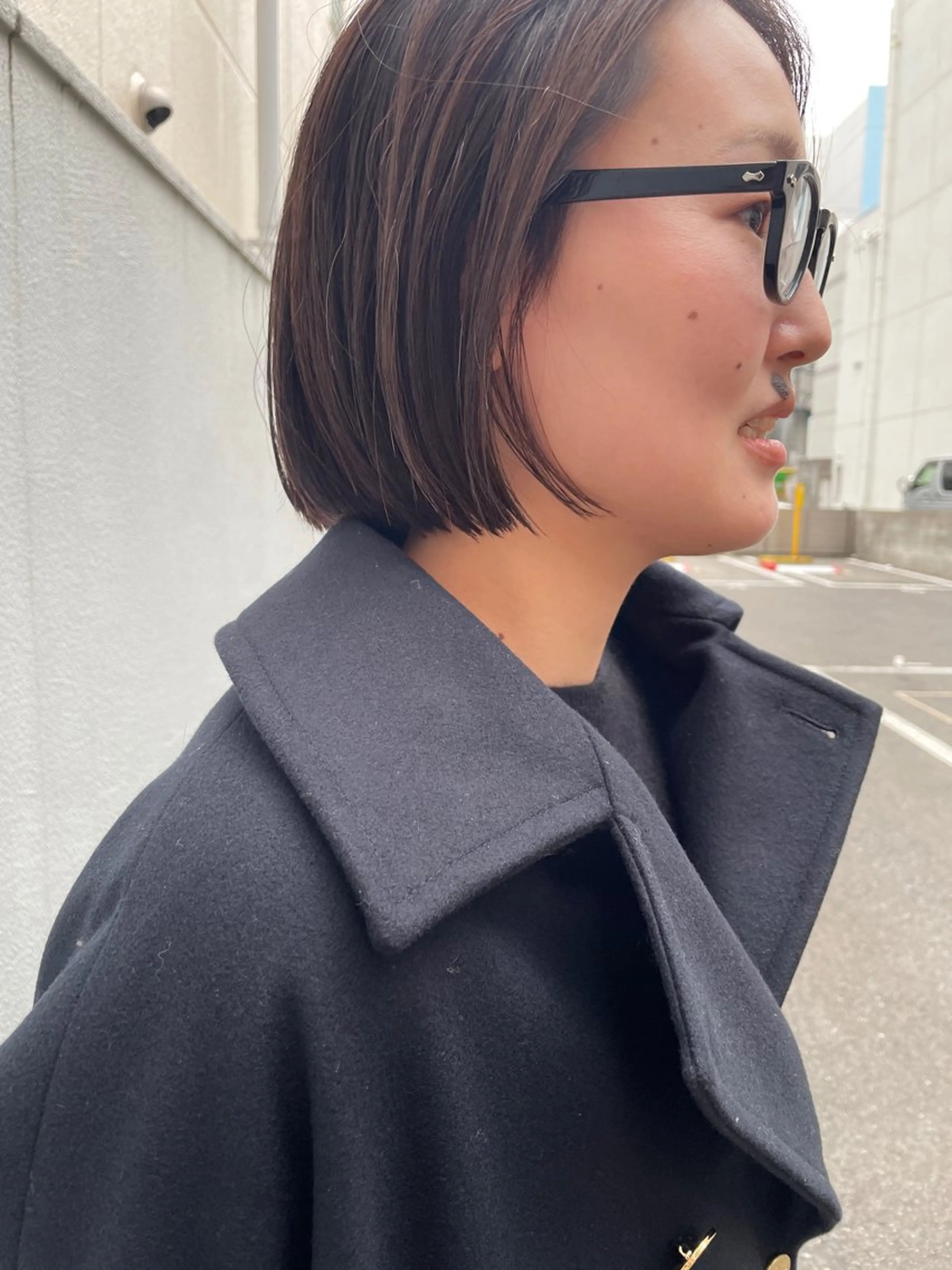 ショート カラー ボブ カット ヘアカラー トリートメント さの あやねのヘアスタイル