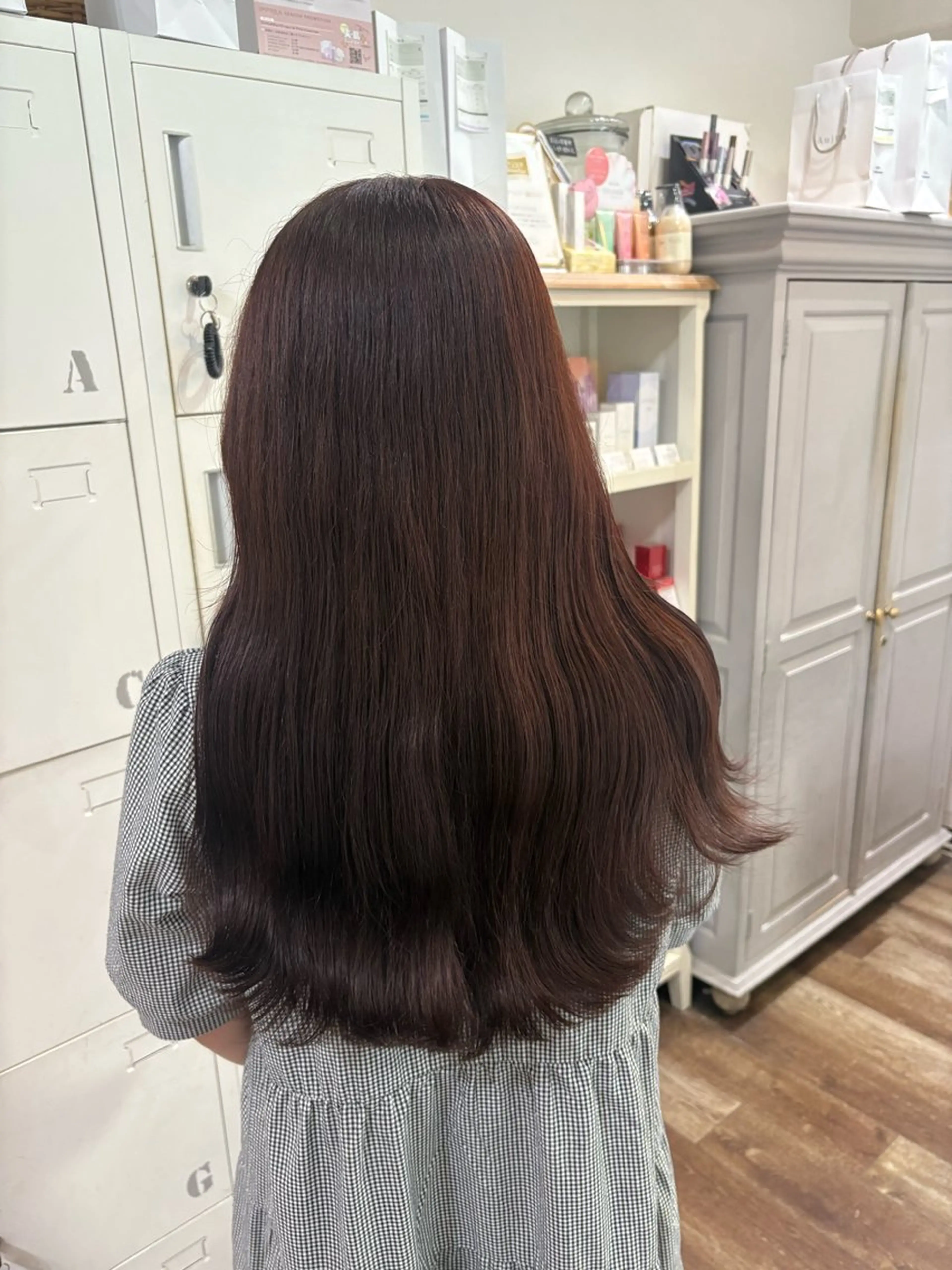 ロング カラー ブリーチ ブリーチなしカラー ヘアカラー スズナ♡まろやか color🩰🎀のヘアスタイル