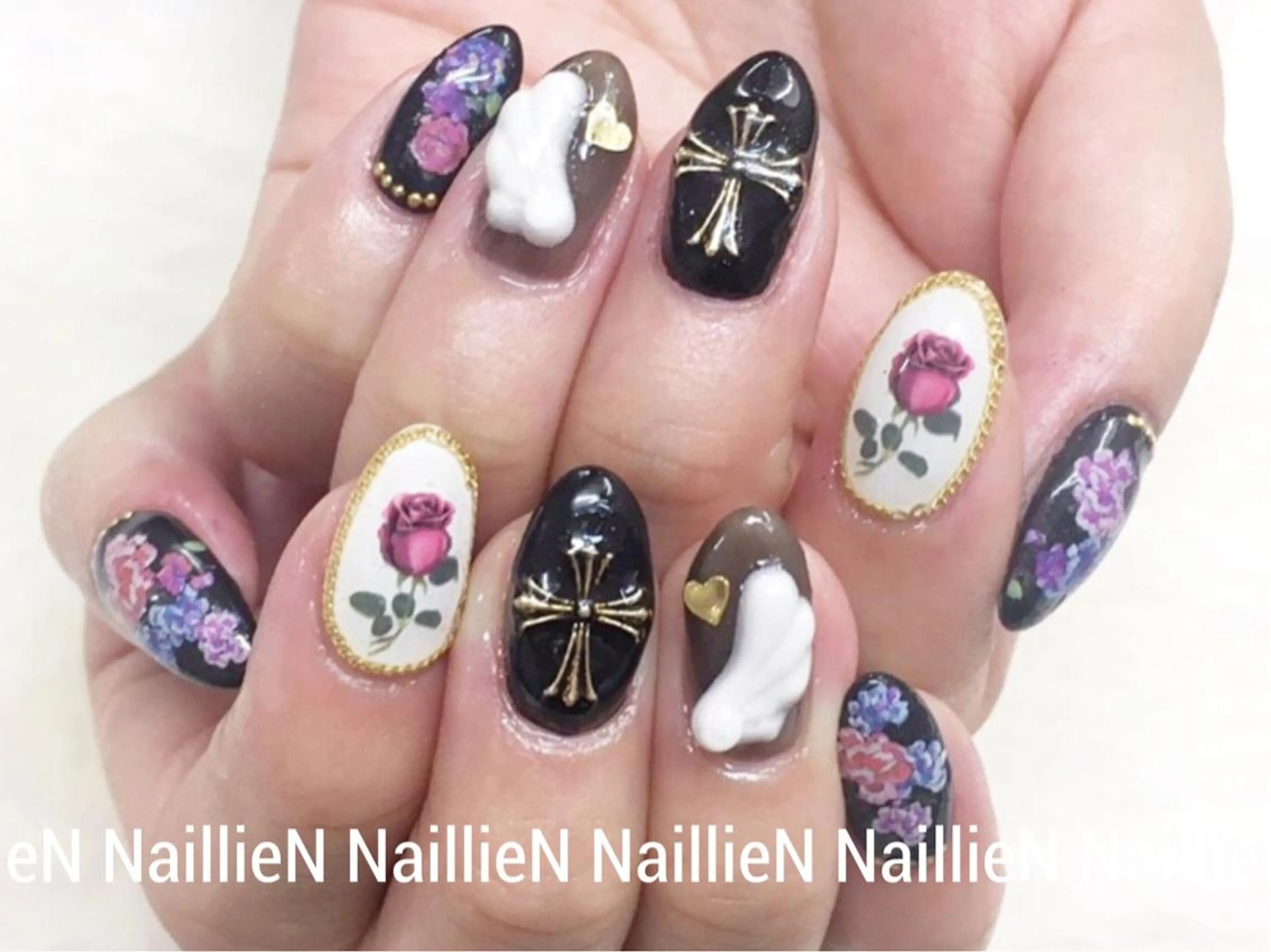 ネイル 持ち込み ハンドネイル Nail lieNのネイルデザイン