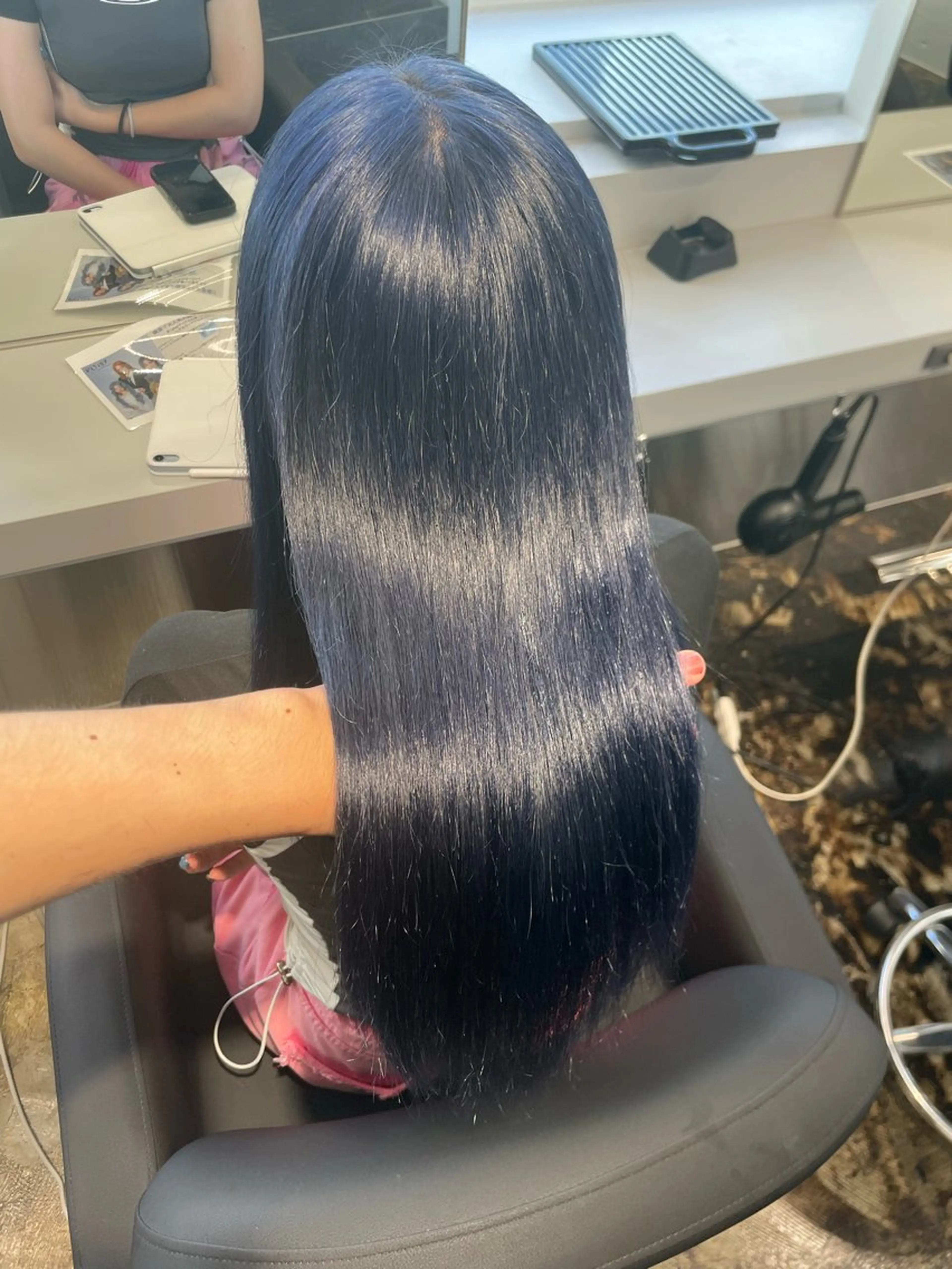ロング カラー ブルーカラー ネイビーカラー 髪質改善/艶カラー Hiroakiのヘアスタイル