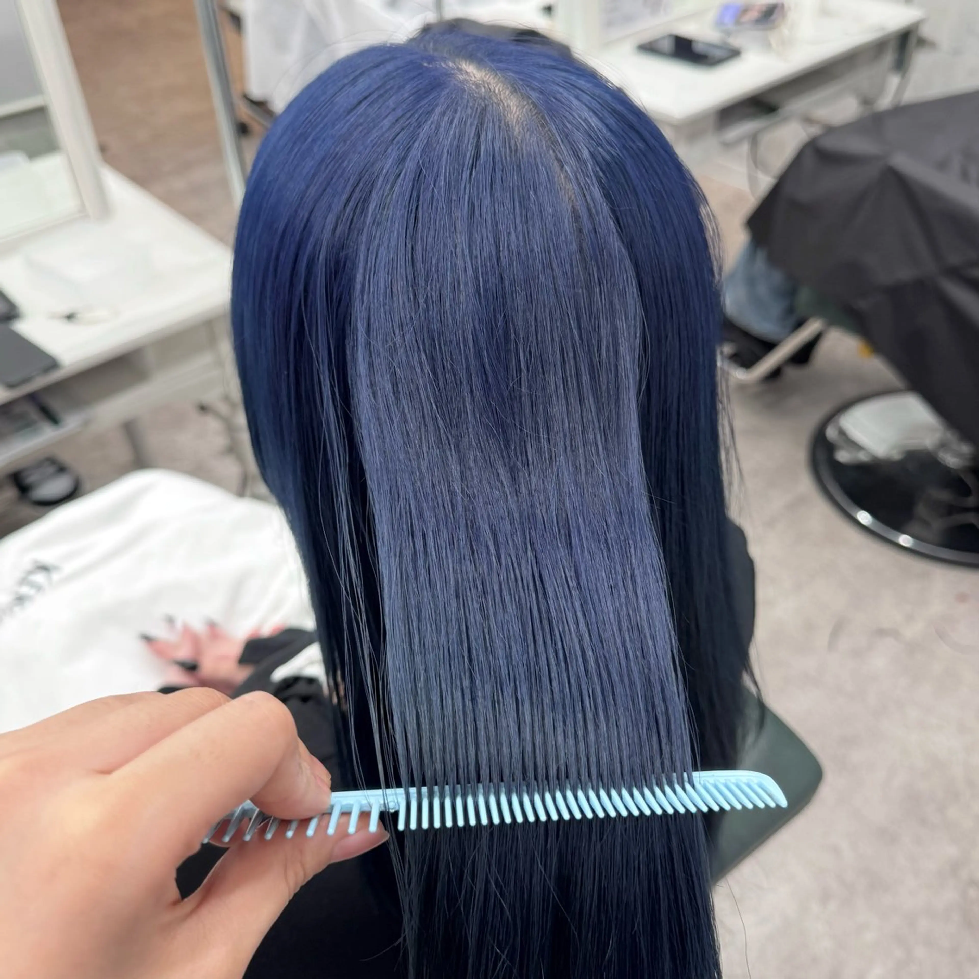 セミロング カラー カット ヘアカラー JUNSHIN🦋 ヘアセット／カラーのヘアスタイル