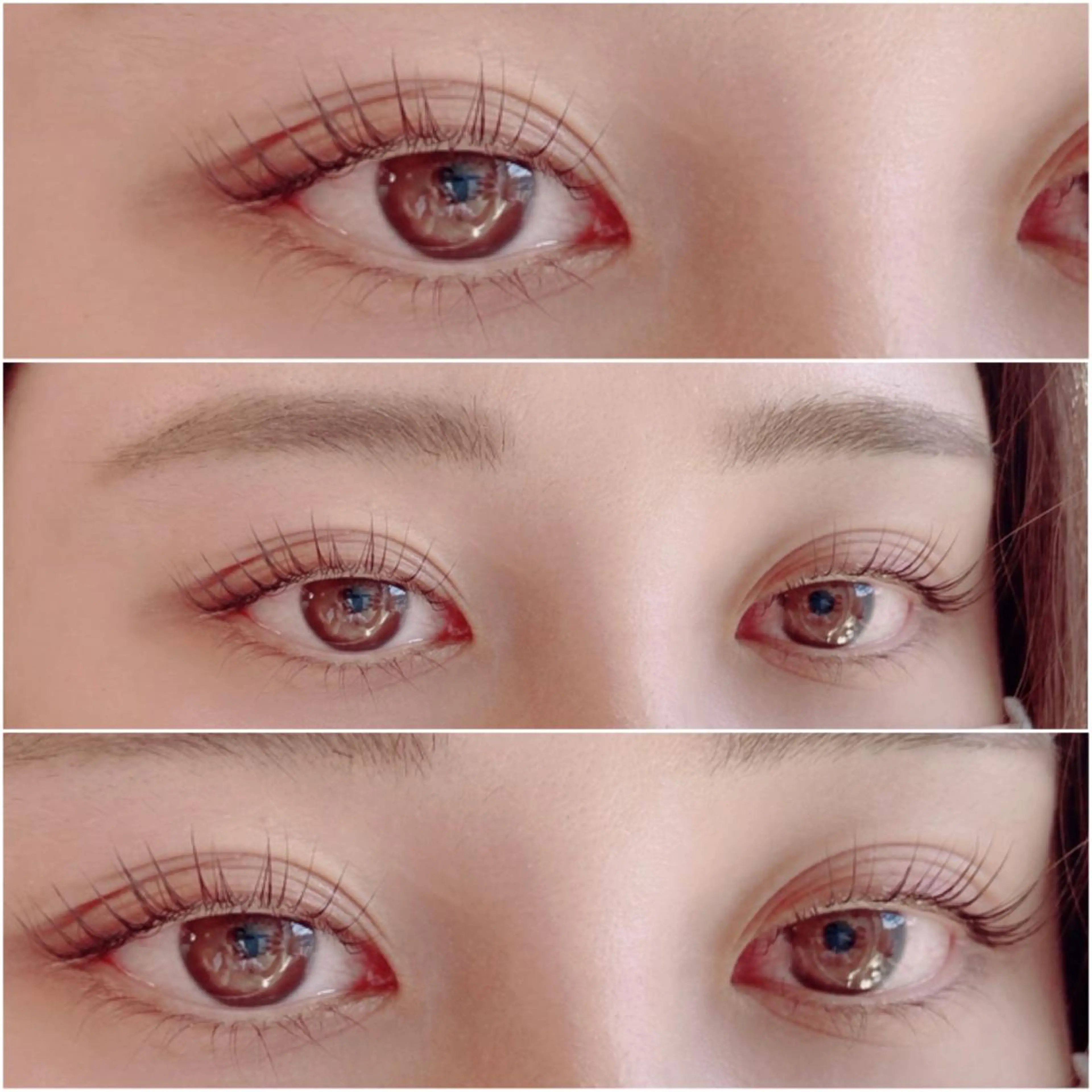 マツエク・マツパ カラーマツエク フラットラッシュ 韓国風マツエク パリジェンヌラッシュリフト まつげパーマ マツパ オーダーメイドまつげ ＆まゆげ.RIKAのマツエク・マツパデザイン