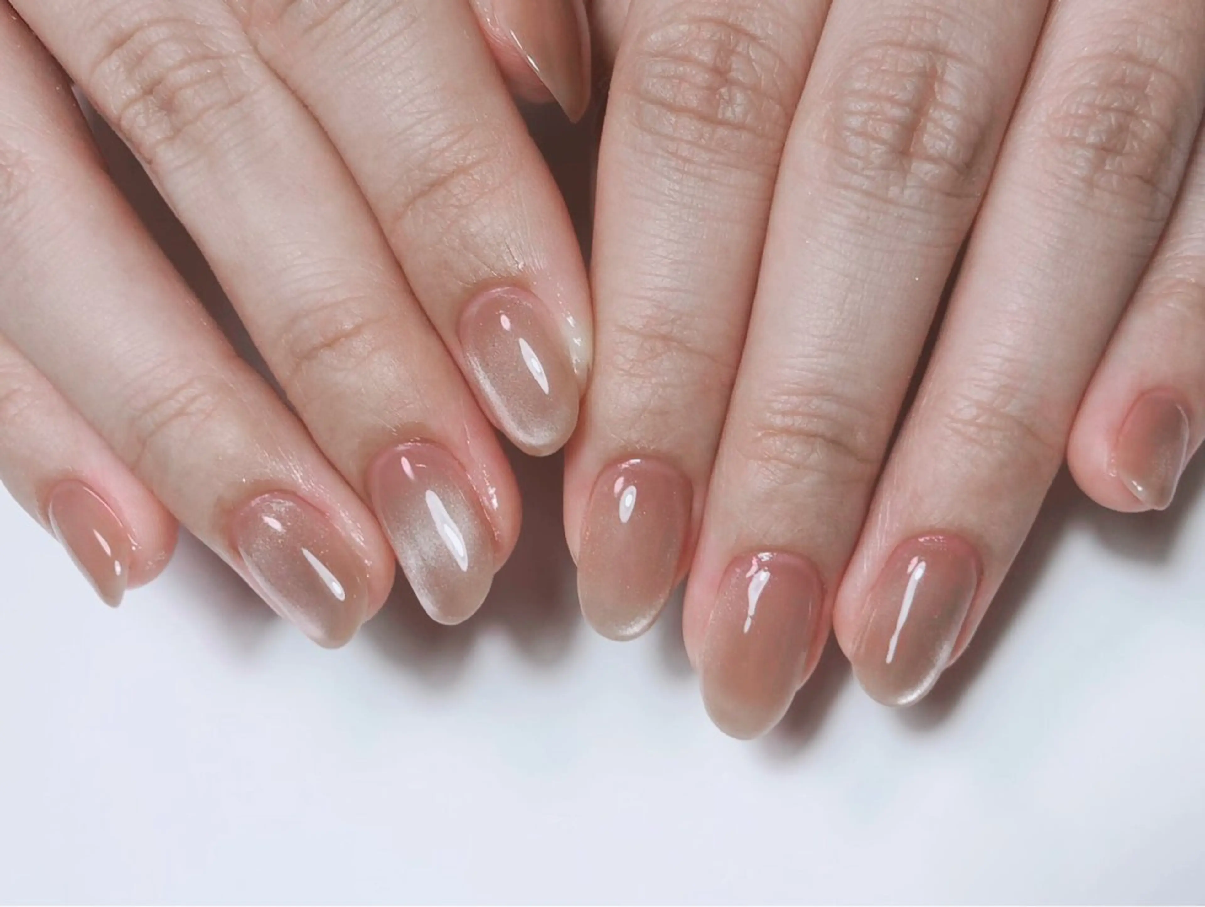 ネイル マグネットネイル ワンカラーネイル atelier in bloomのネイルデザイン