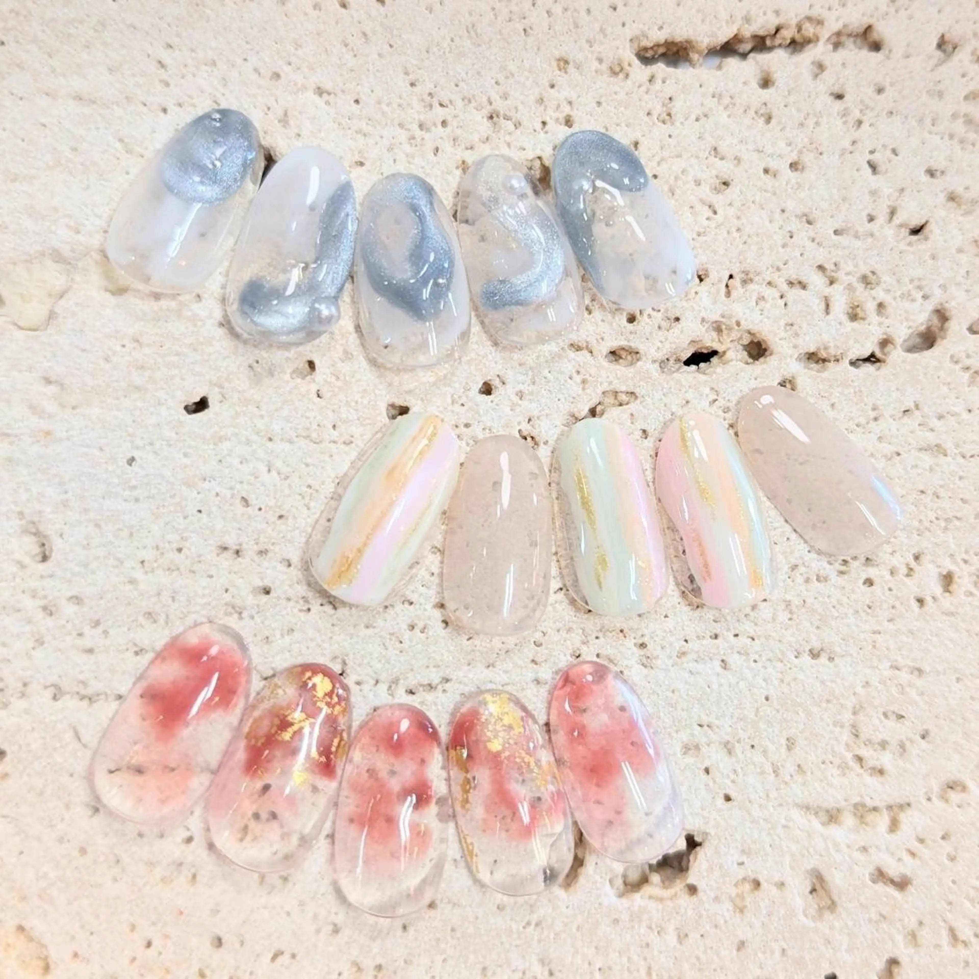 ネイル ニュアンスネイル シンプルネイル Lealea .wのネイルデザイン