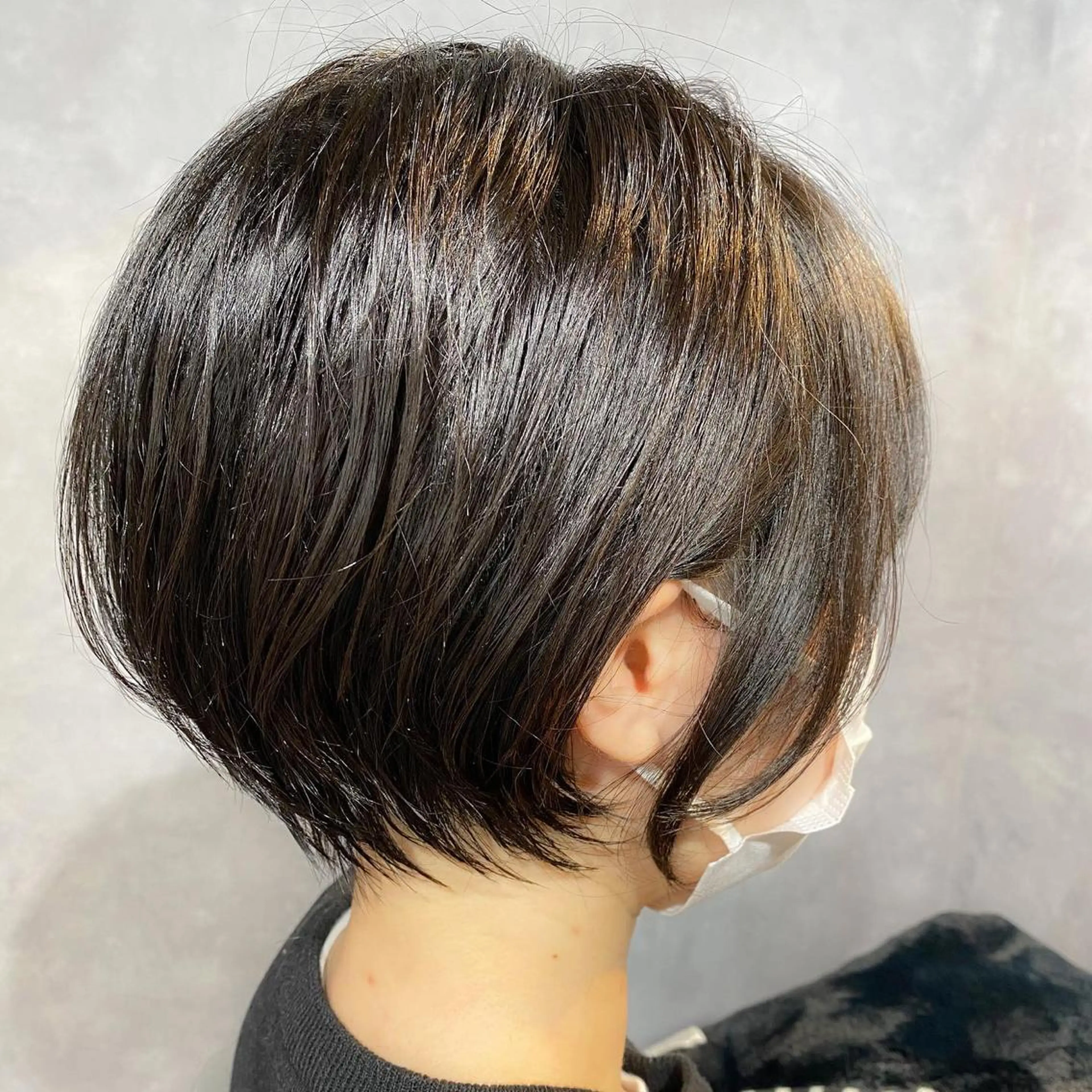 ショート カラー 丸みショート ショートヘア カット ヘアカラー トリートメント 久保亮太 /大人ショートのヘアスタイル