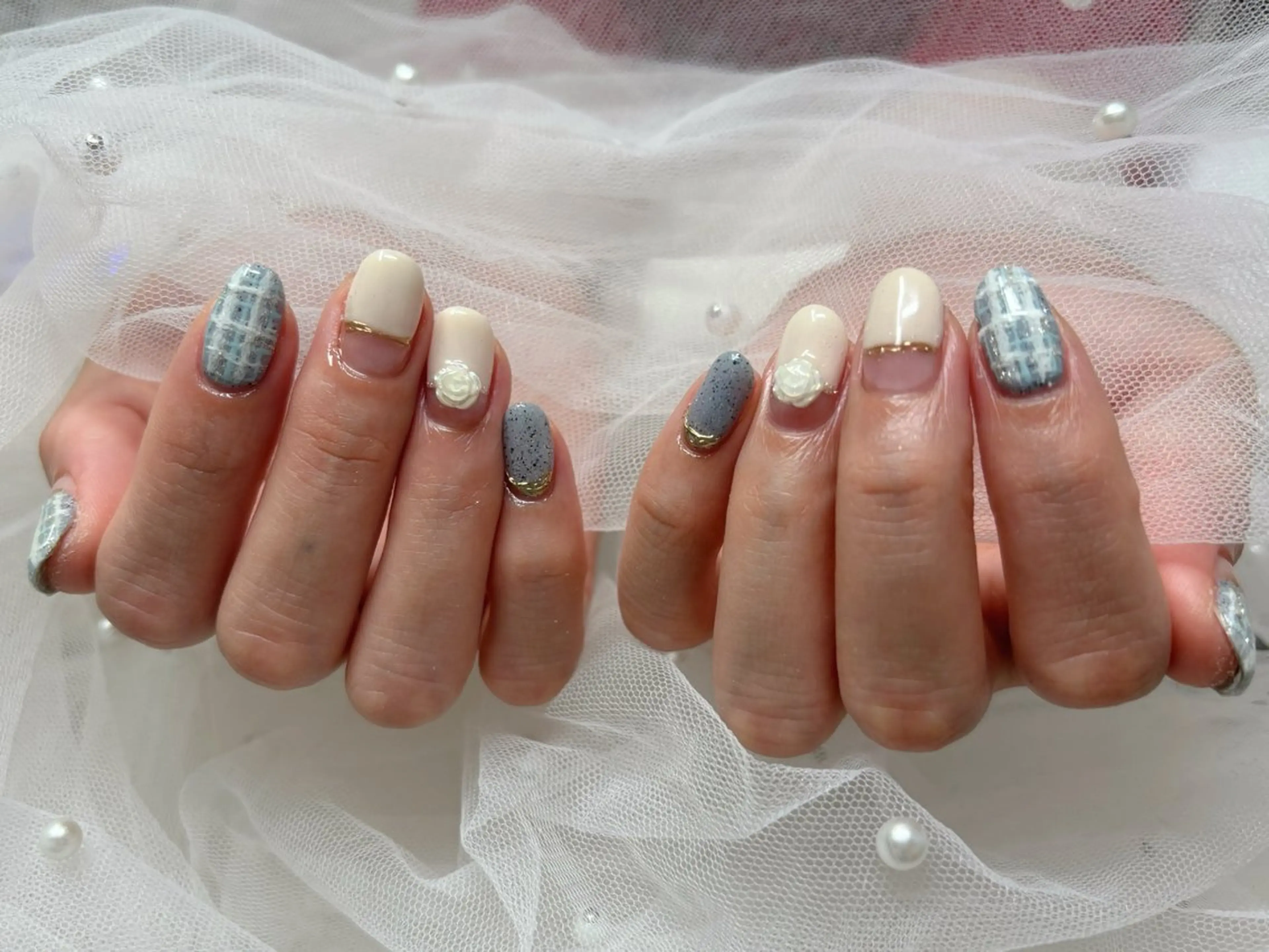 ネイル ハンドネイル Jr NAILIST Manaのネイルデザイン