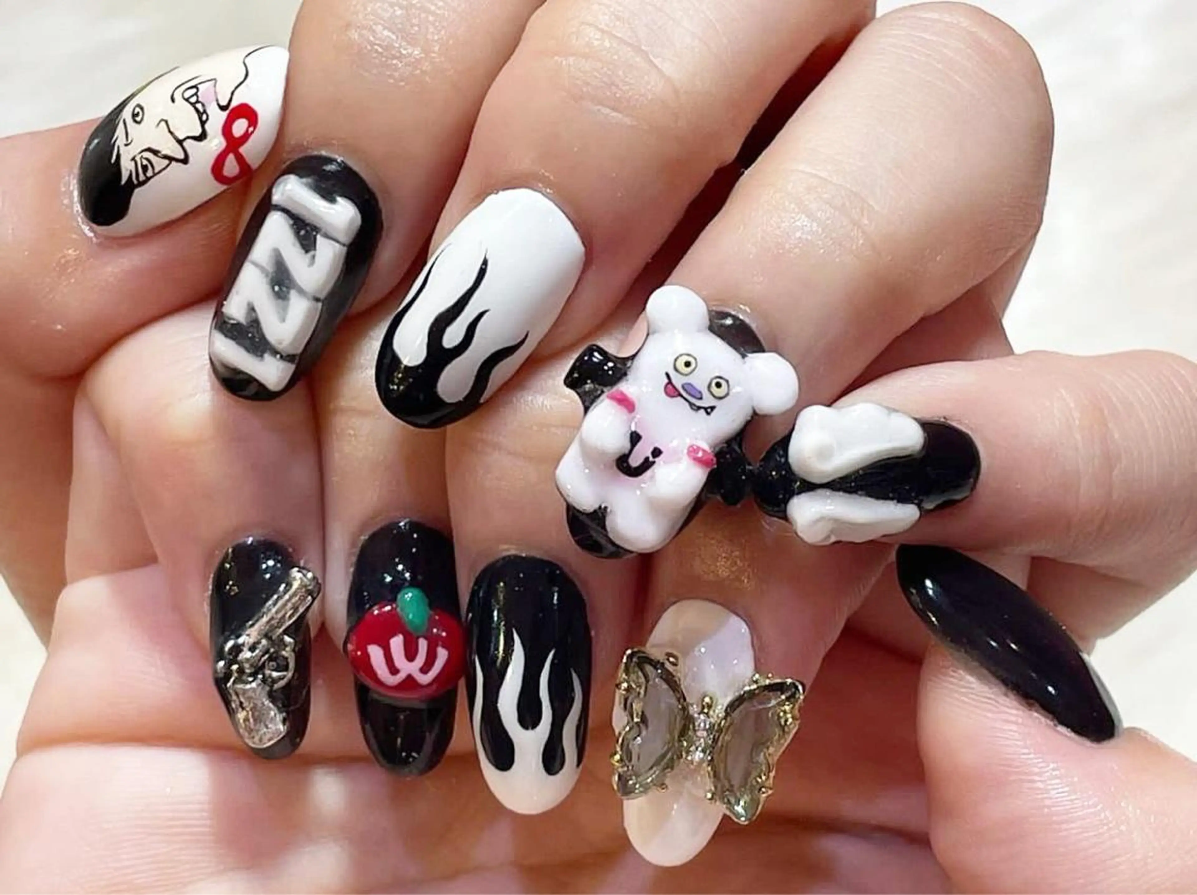 ネイル 成人式 スカルプネイル NAILSGOGO shibuyaのネイルデザイン