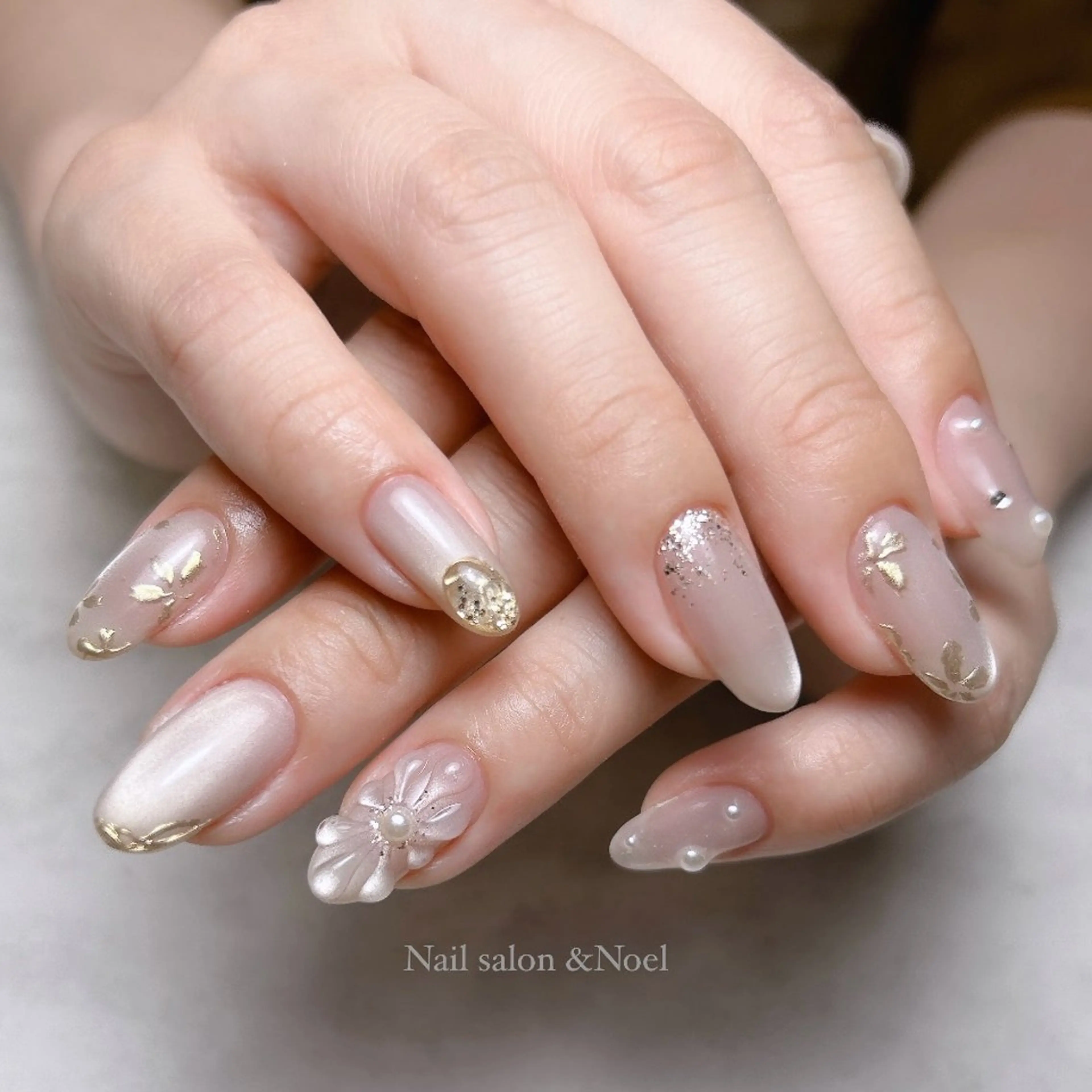ネイル ハンドネイル Nailsalon  &Noel所属・もも 🍑のネイルデザイン