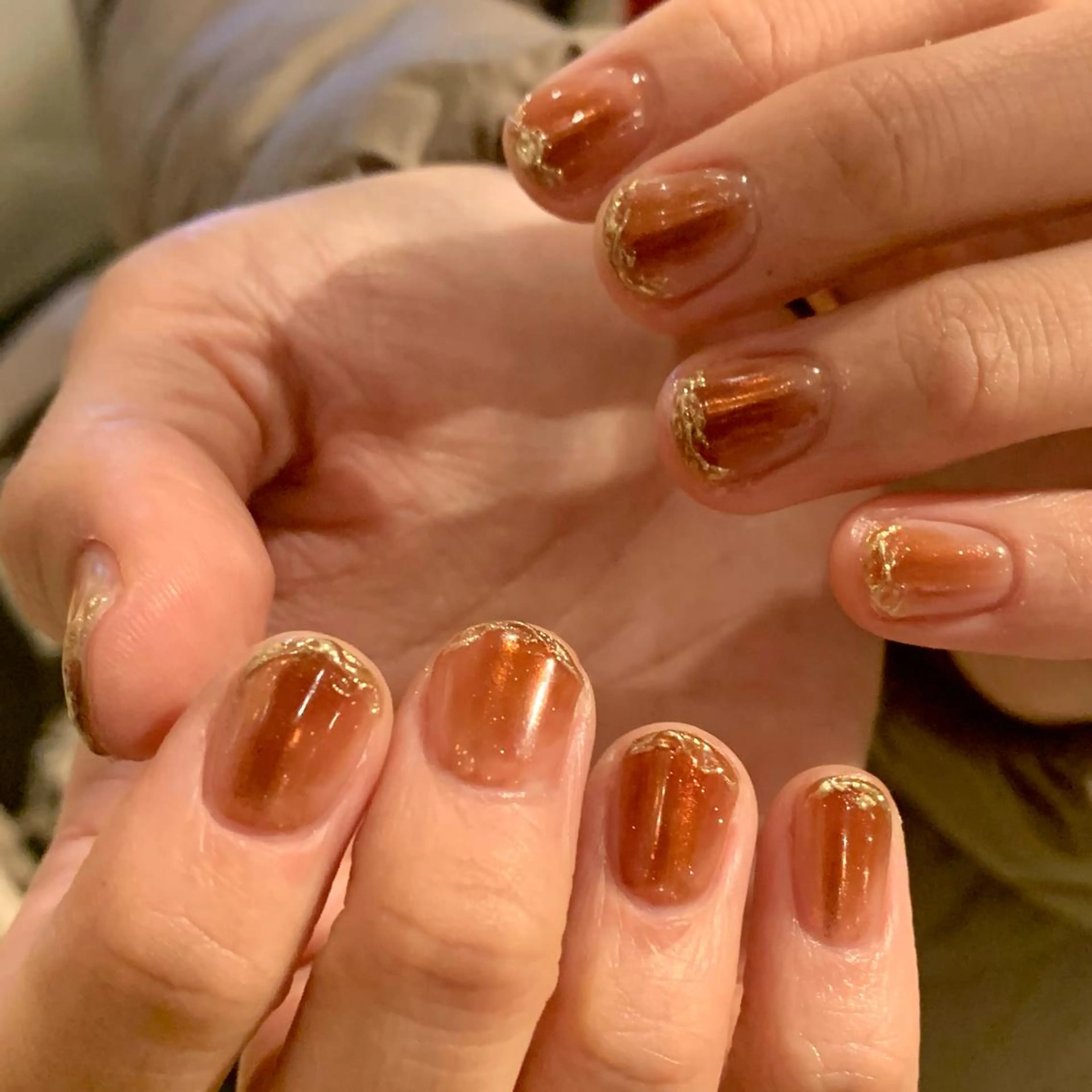 ネイル フレンチネイル ミラーネイル ニュアンスネイル 山本 理紗子のネイルデザイン