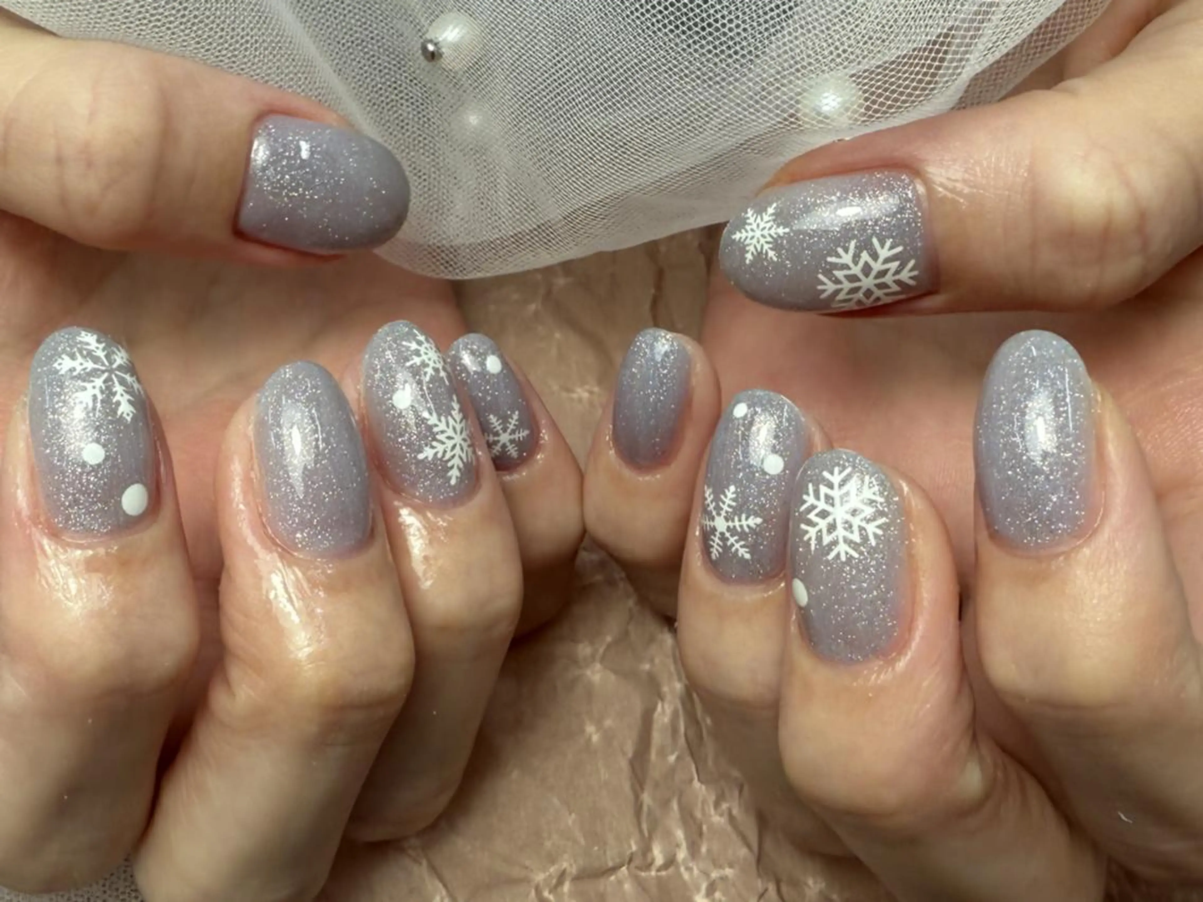ネイル キラキラネイル ハンドネイル ToliyDeliy Nail Salonのネイルデザイン