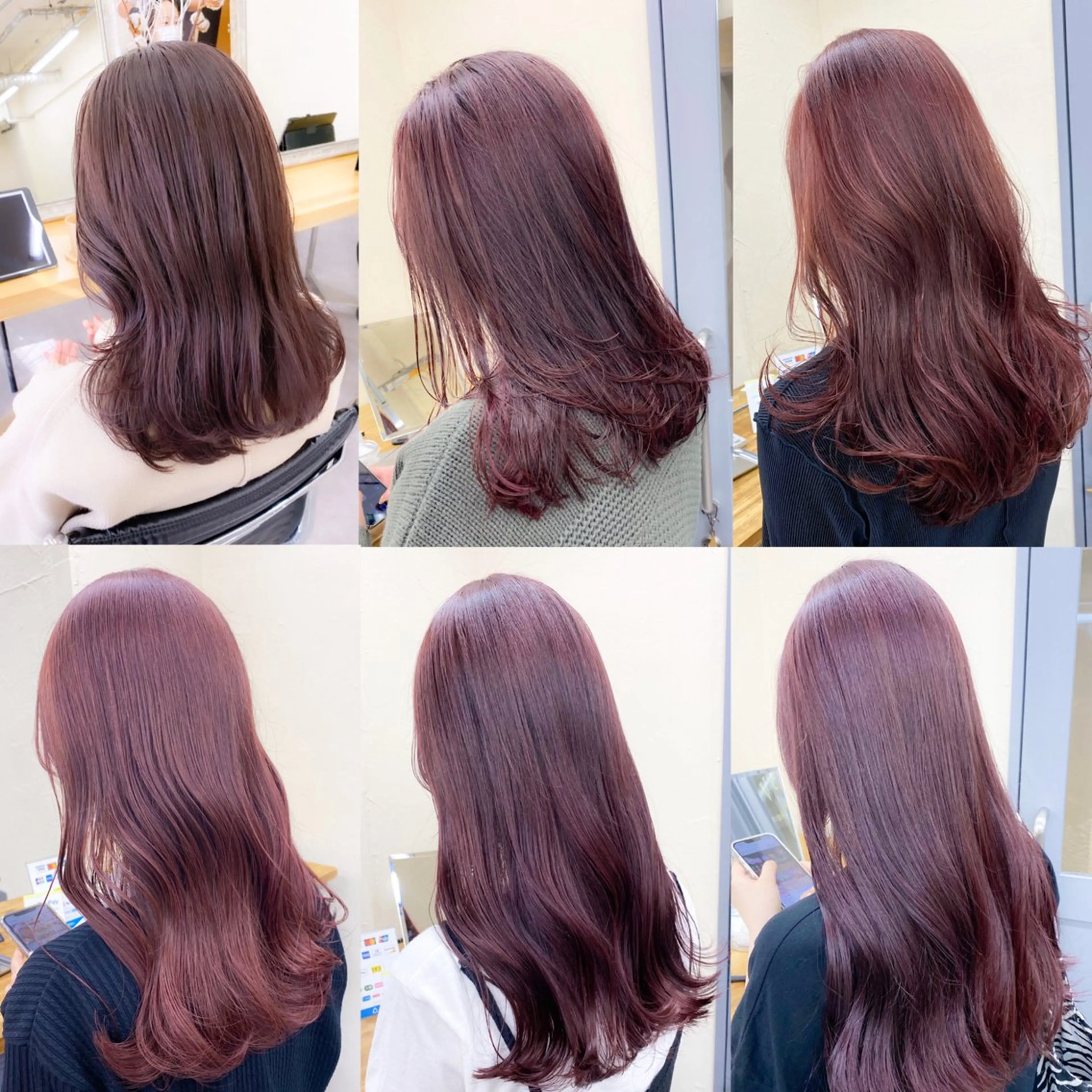 ミディアム カラー ブリーチ ダブルカラー ブリーチなしカラー レイヤー暖色カラー 池袋Yamamotoのヘアスタイル