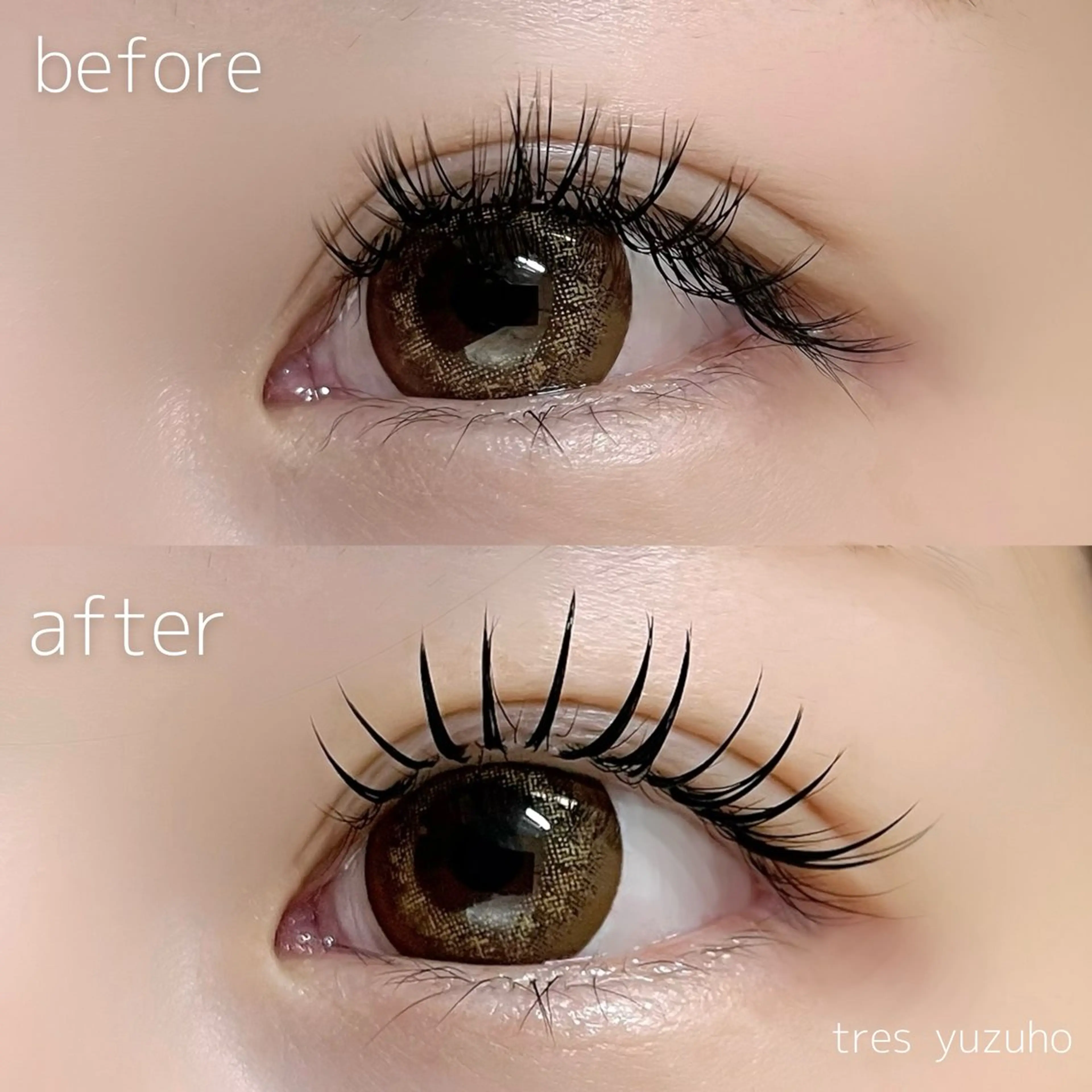 マツエク・マツパ バインドロック tres豊科店所属・tres Yuzuhoのマツエク・マツパデザイン