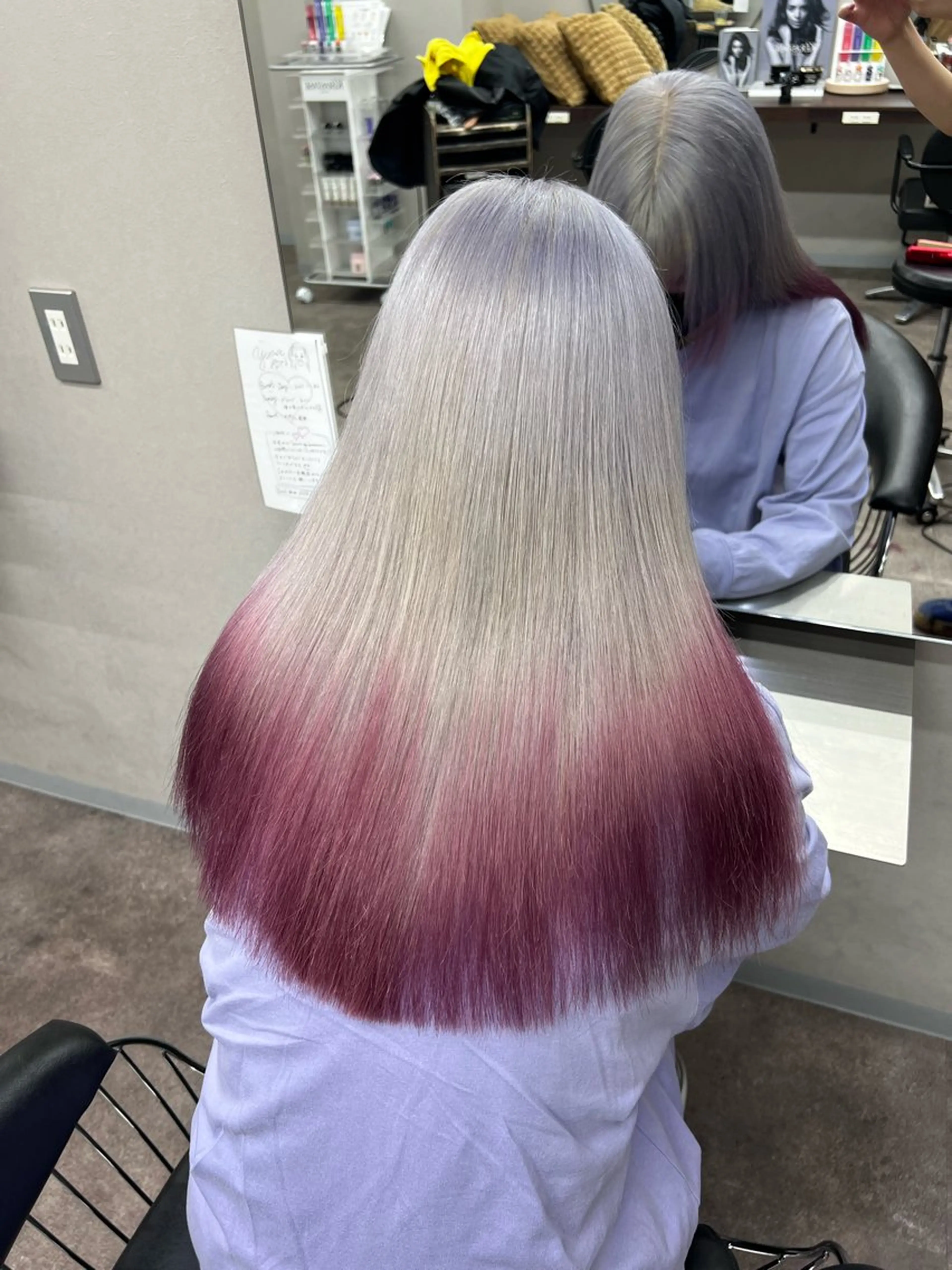ロング カラー ブリーチ・エクステ 🎀メイのヘアスタイル