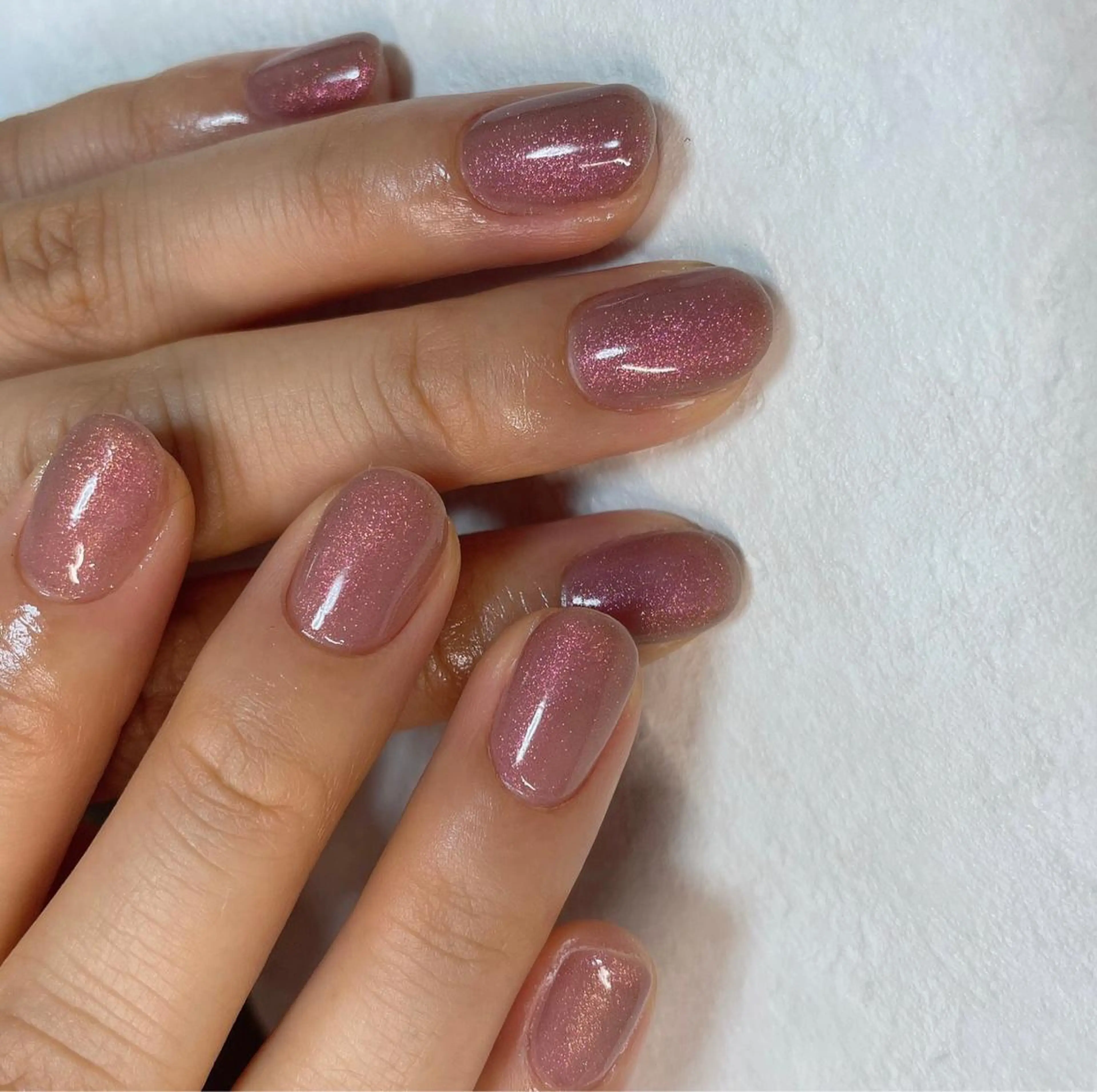 ネイル マグネットネイル ピンク lilbondir. chiharuのネイルデザイン