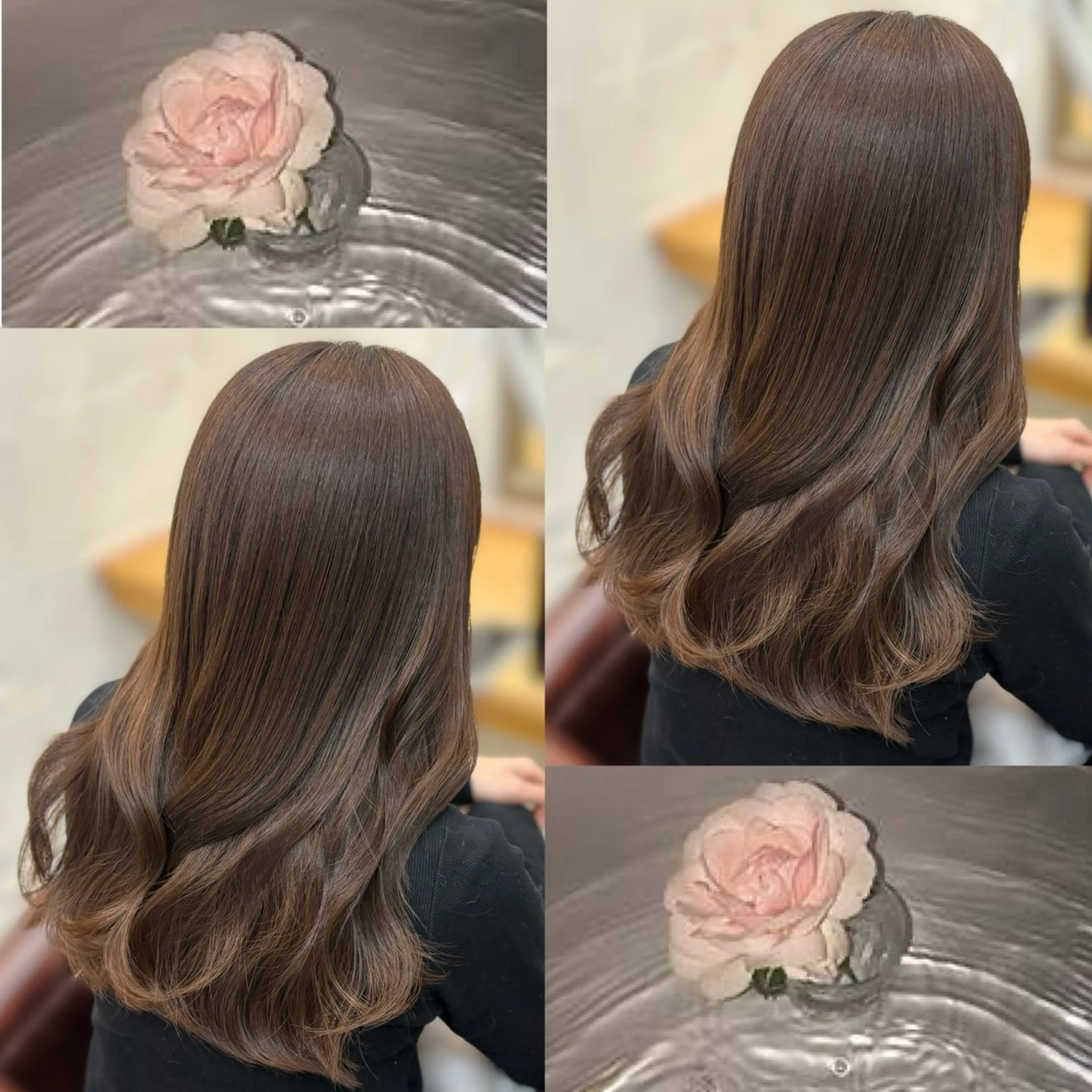 ミディアム 髪質改善 カット ヘアカラー トリートメント 髪質改善♡ 保坂汐音のヘアスタイル