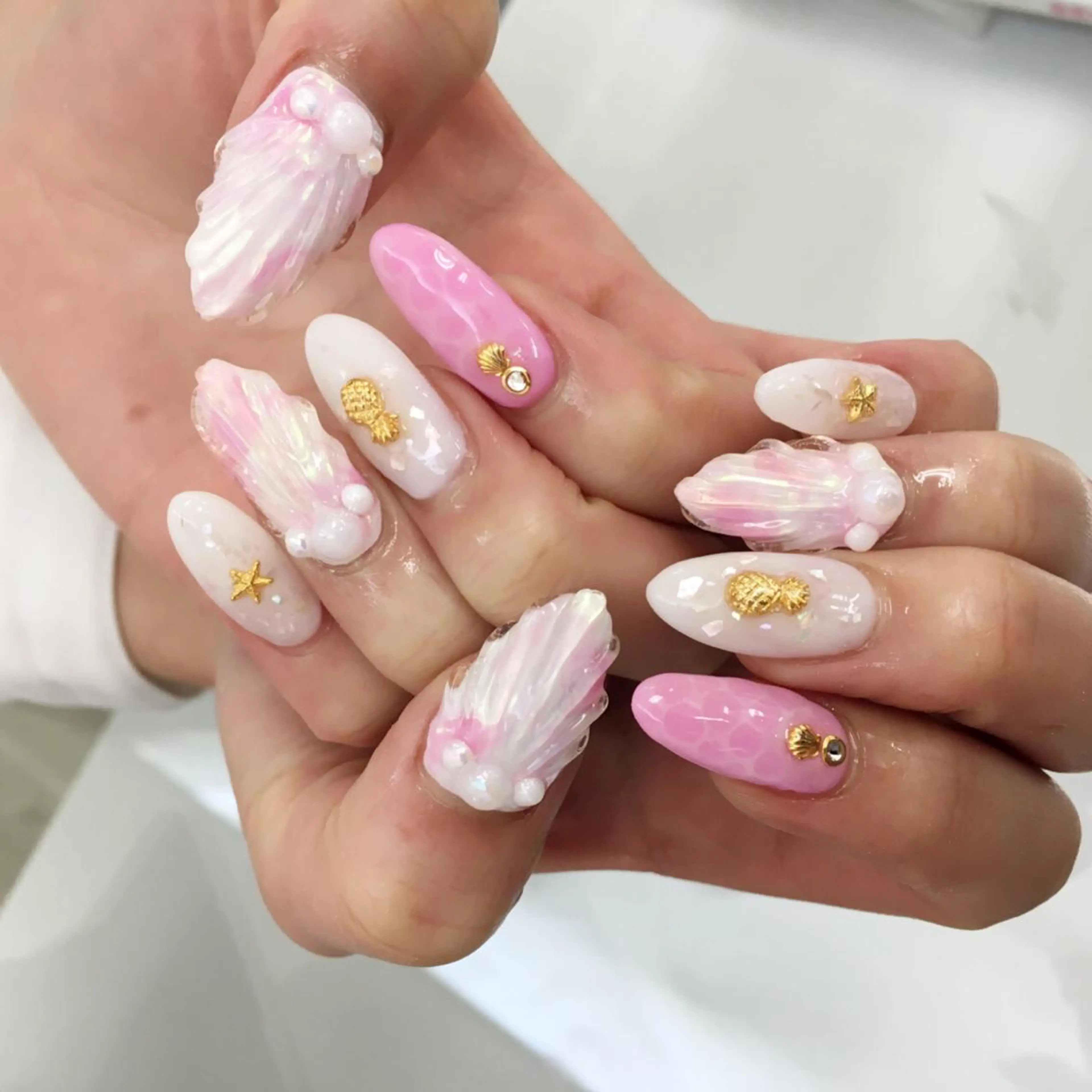 ネイル アートネイル スカルプネイル SHINE NAILのネイルデザイン