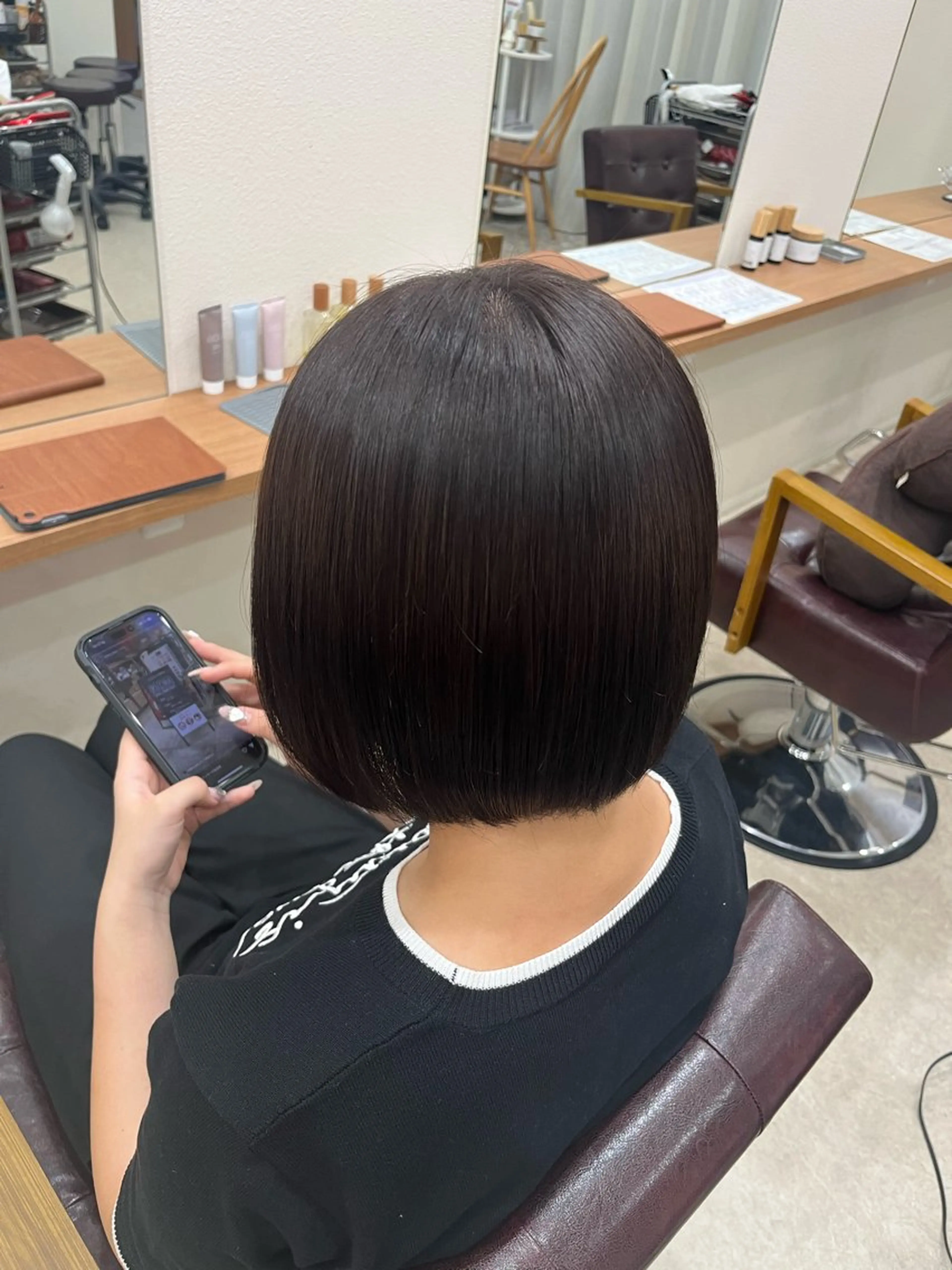 カラー ヘアカラー 永井 夢彩のヘアスタイル