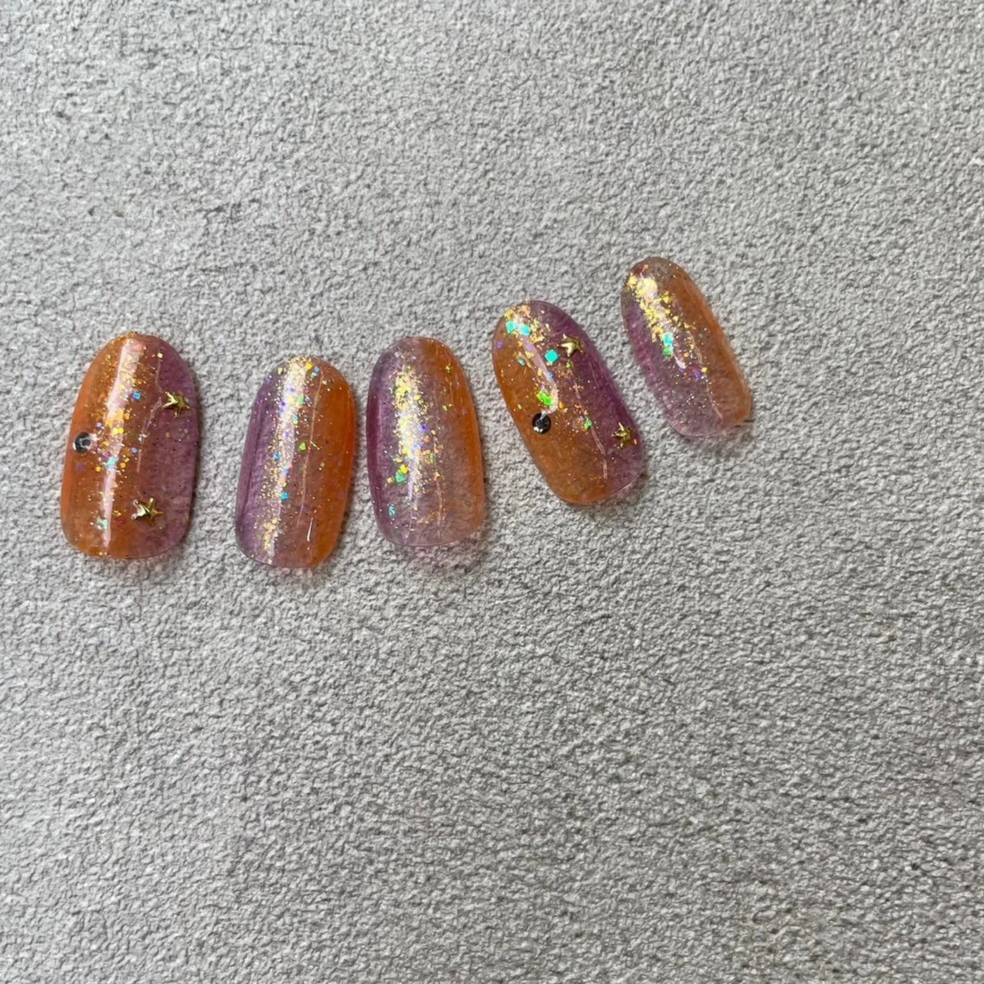 ネイル ⭐︎休業中の練習⭐︎ JNA認定講師髙橋のネイルデザイン