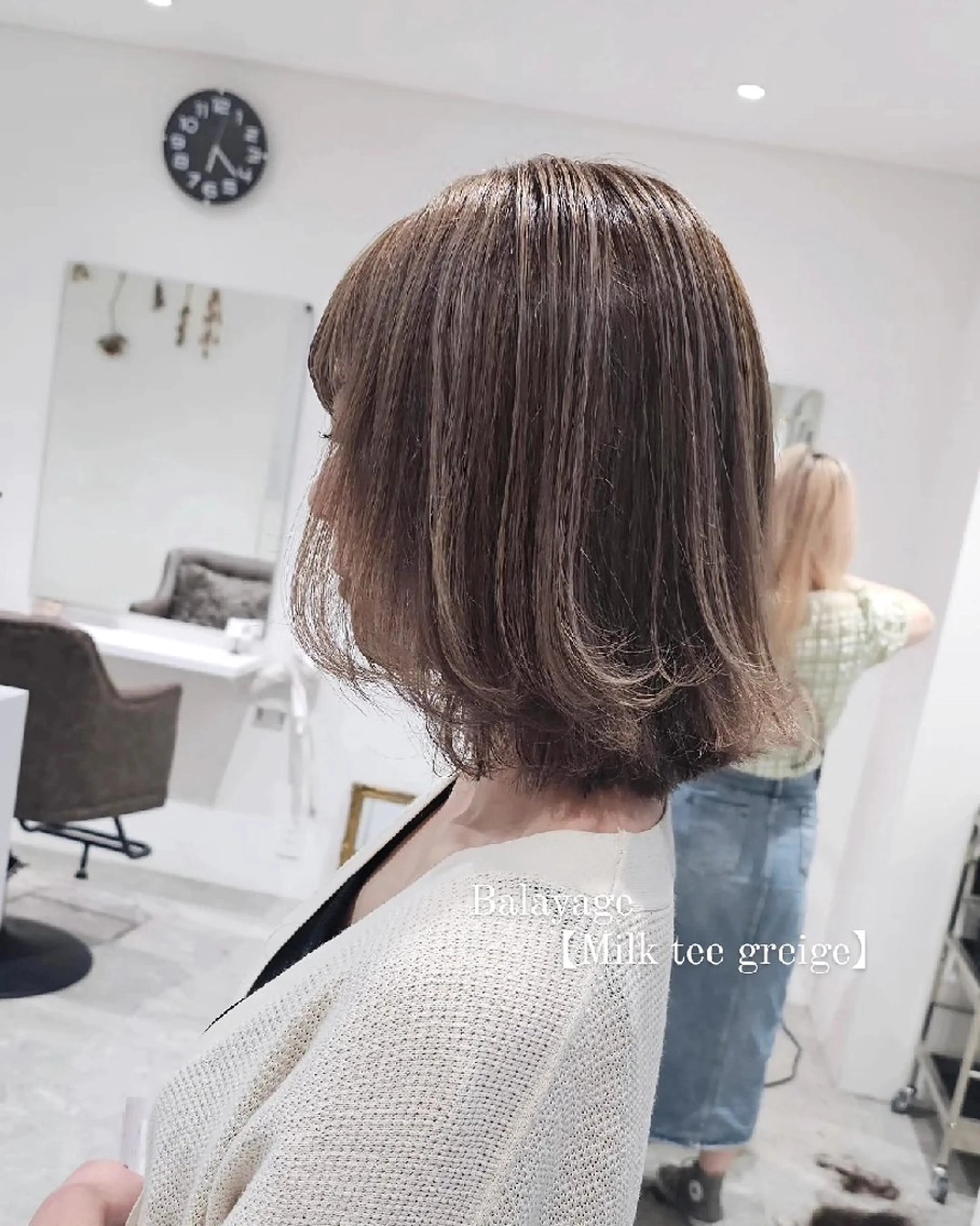 染めないかい❔😀【当店代表メニュー🥀】透明感カラー🤍+2stepトリートメントの写真