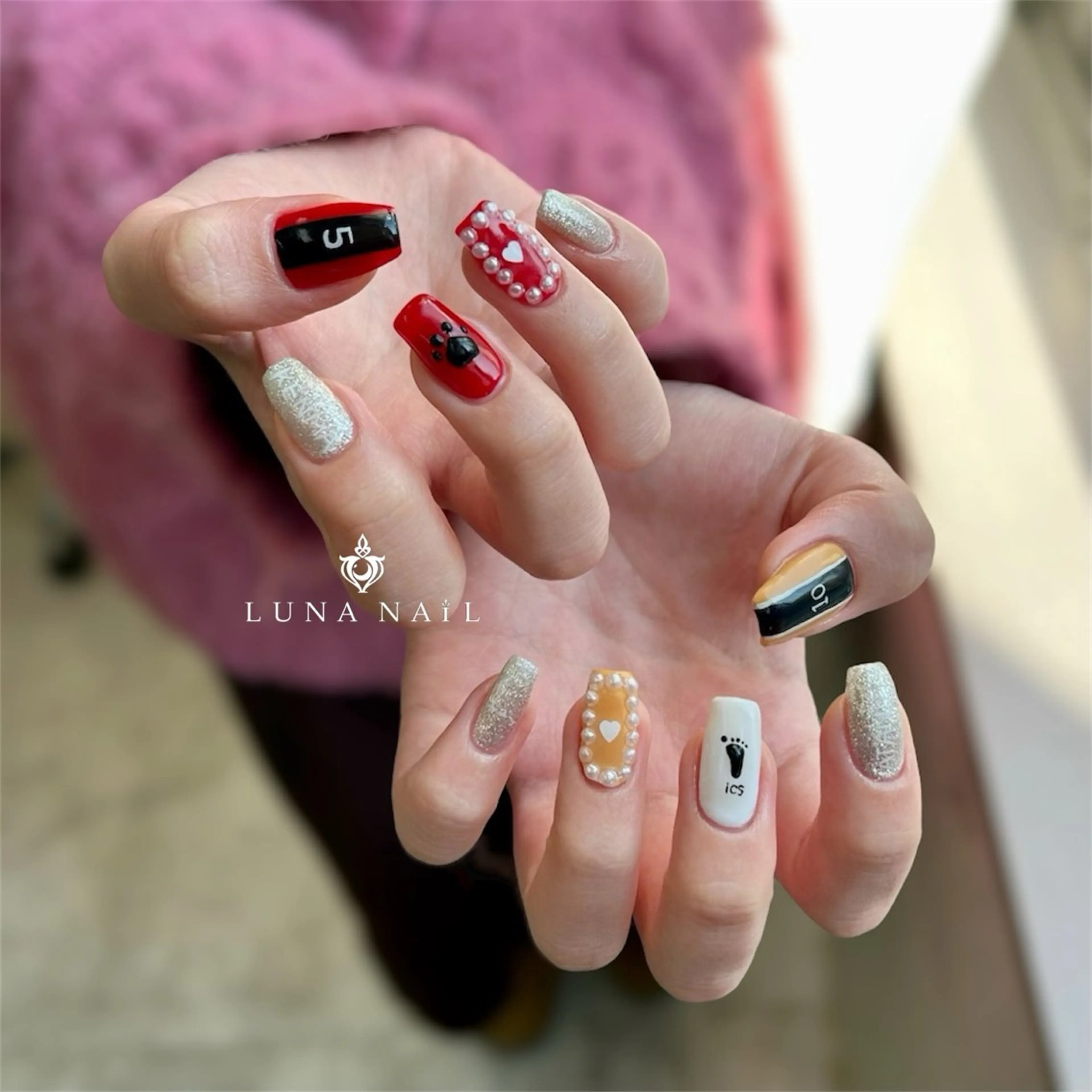 ネイル ハンドネイル アトリエ　ミモザ所属・いまむら あかりのネイルデザイン