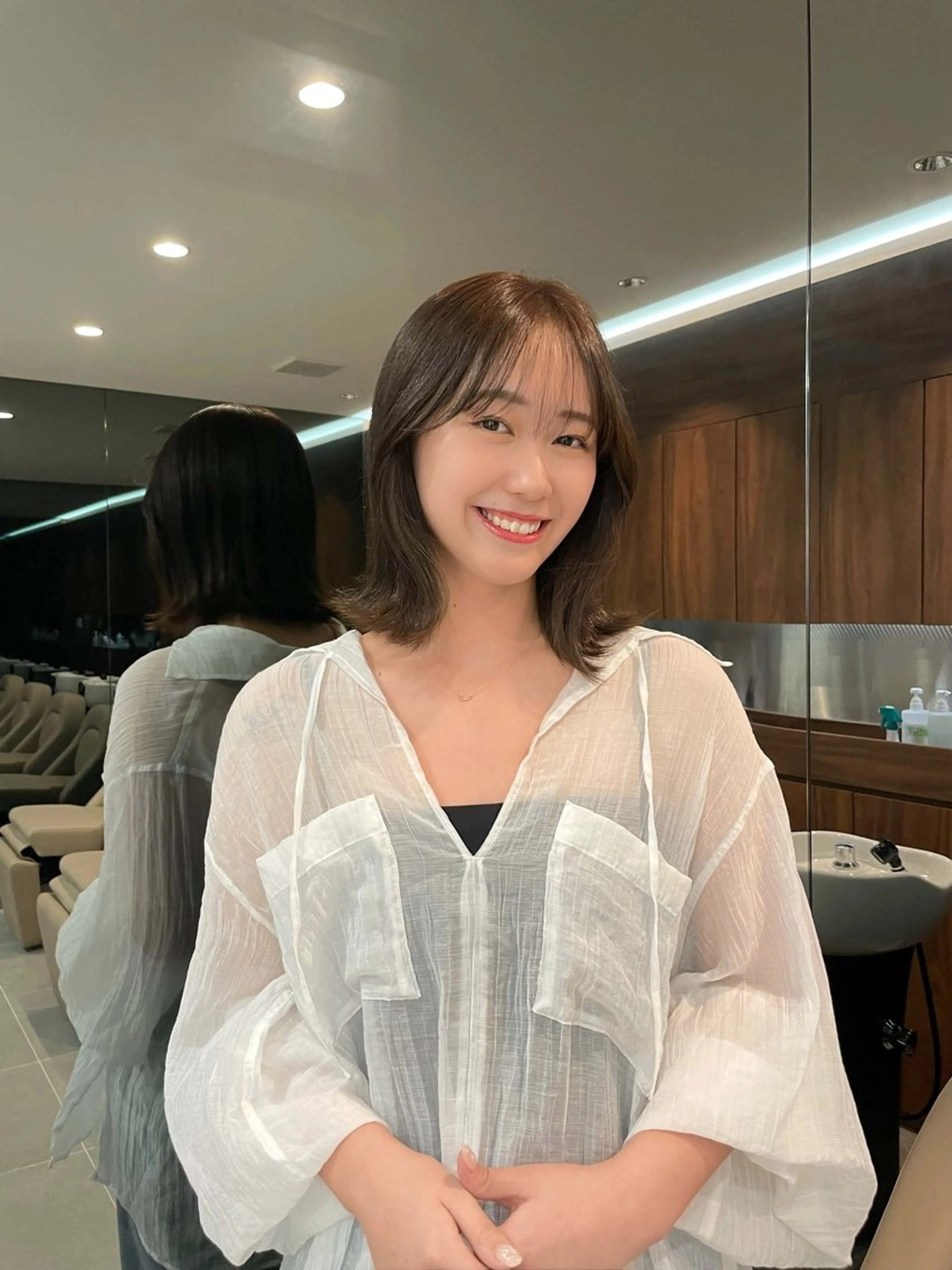 ミディアム ONZE所属・ONZE miyuのヘアスタイル
