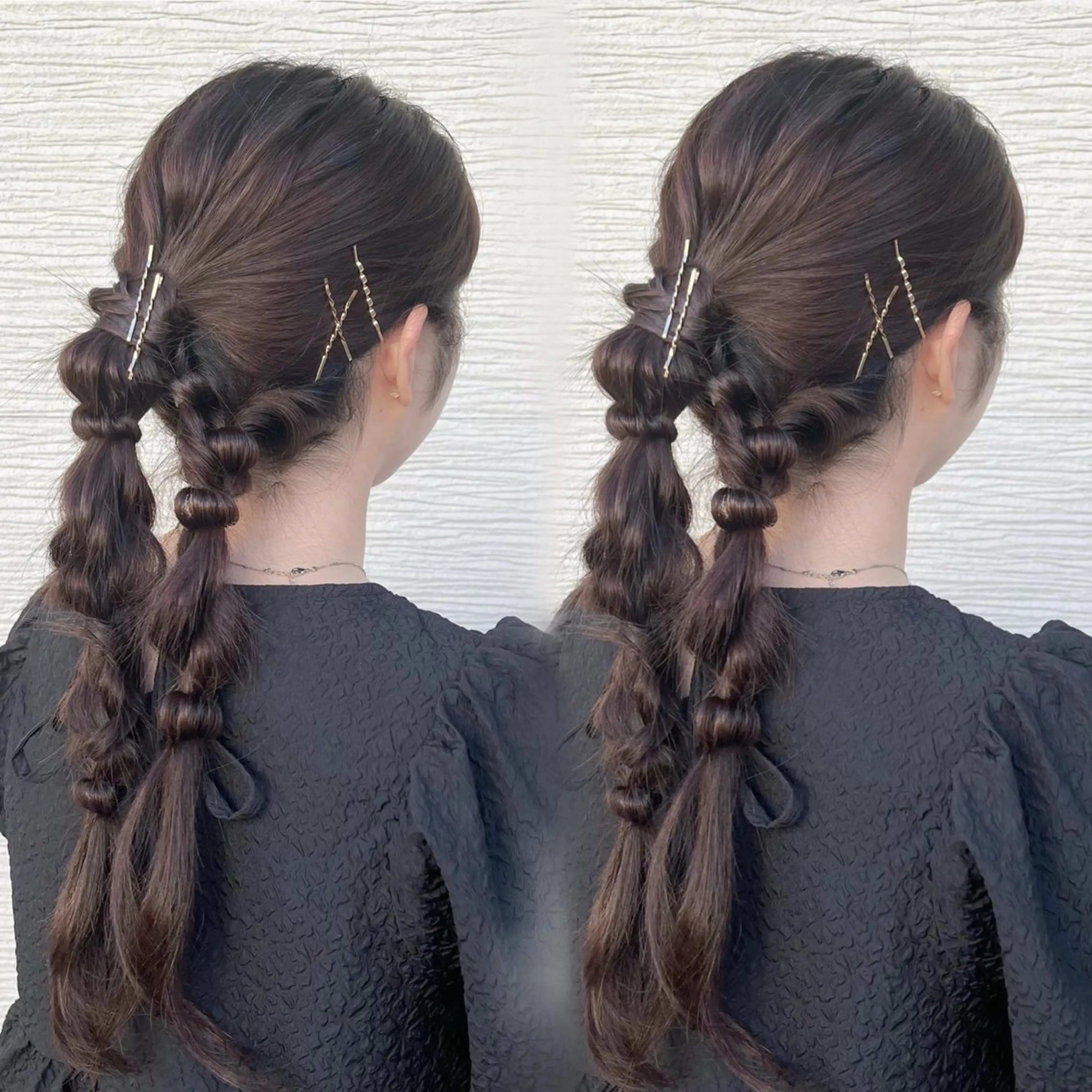 ロング ヘアアレンジ 結婚式・ブライダル ヘアセット カラーモデル様募集 🤍🫧HARUNAのヘアスタイル
